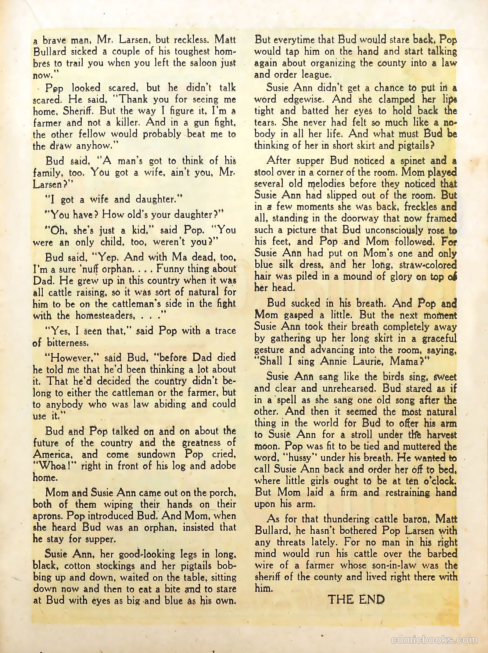 Prize Comics Western #70 (1950) — page 31 of 52