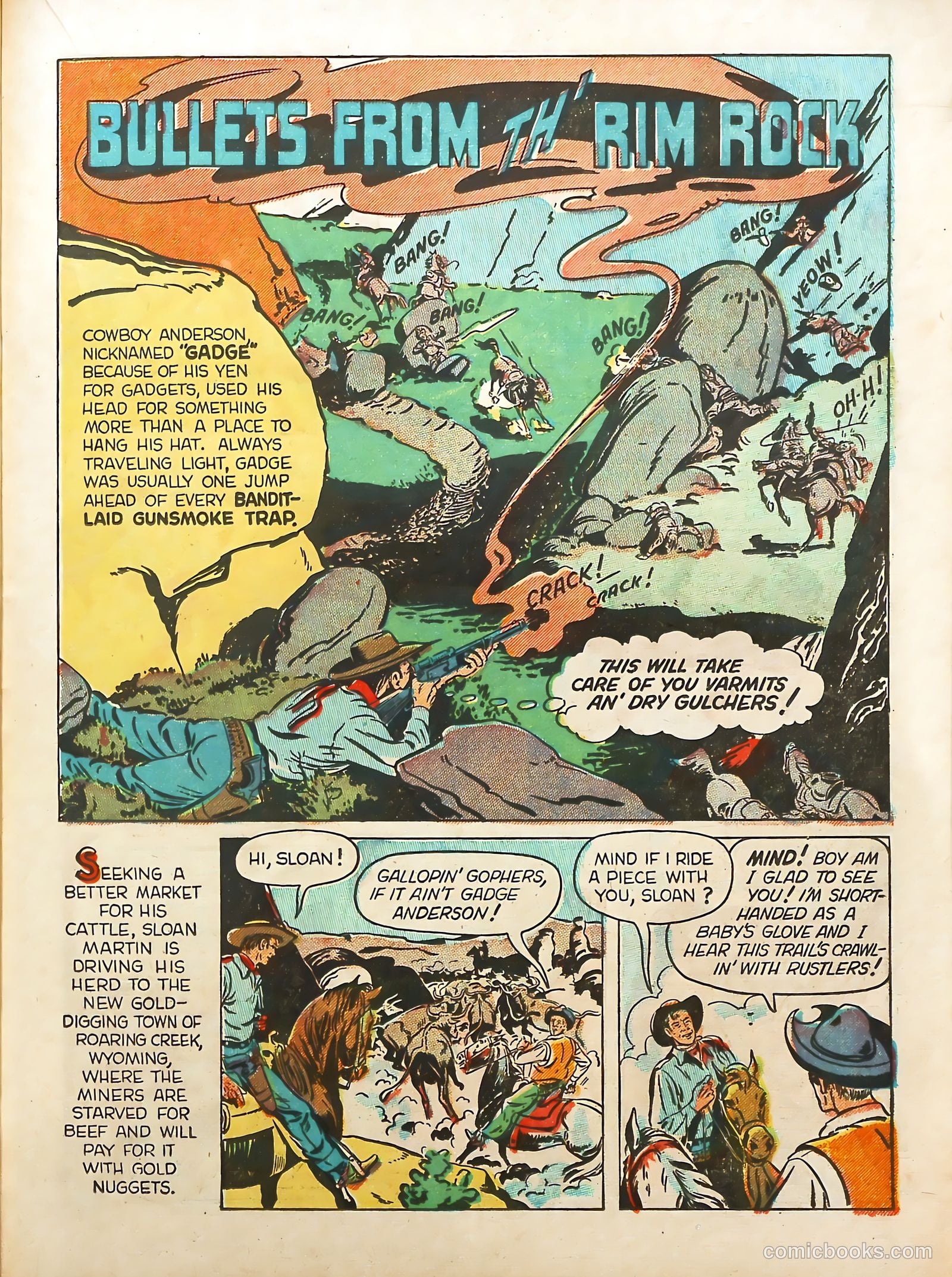 Prize Comics Western #70 (1950) — page 33 of 52