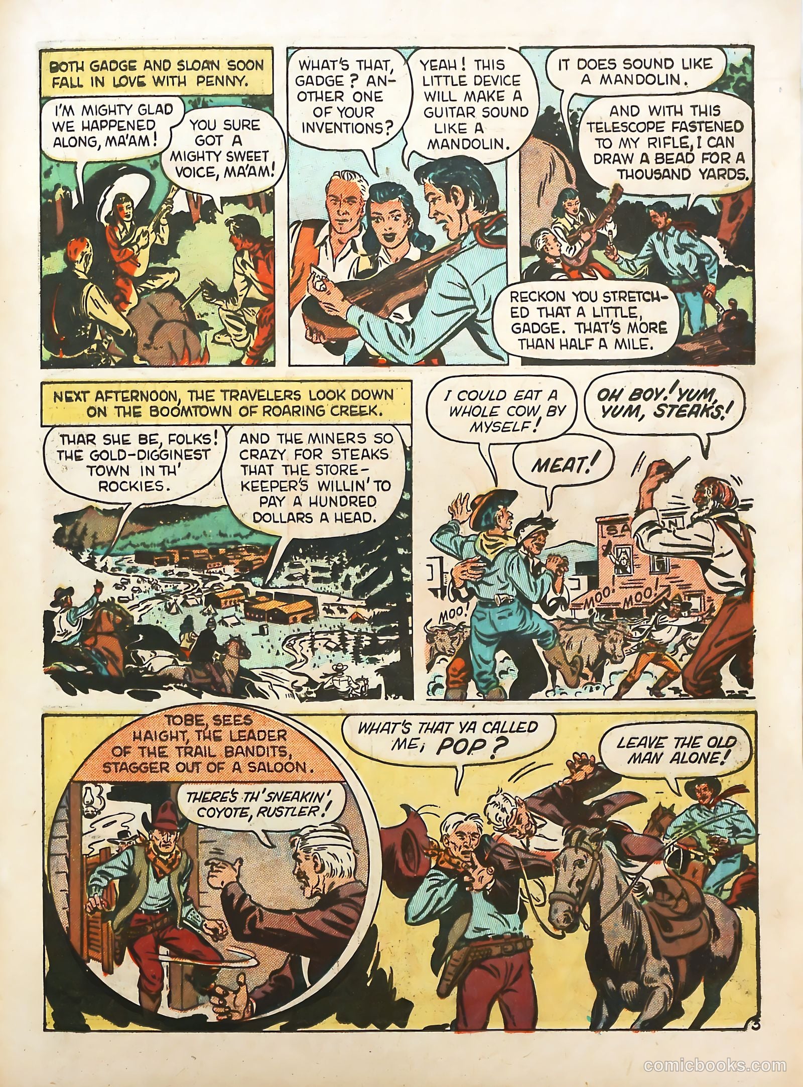 Prize Comics Western #70 (1950) — page 35 of 52