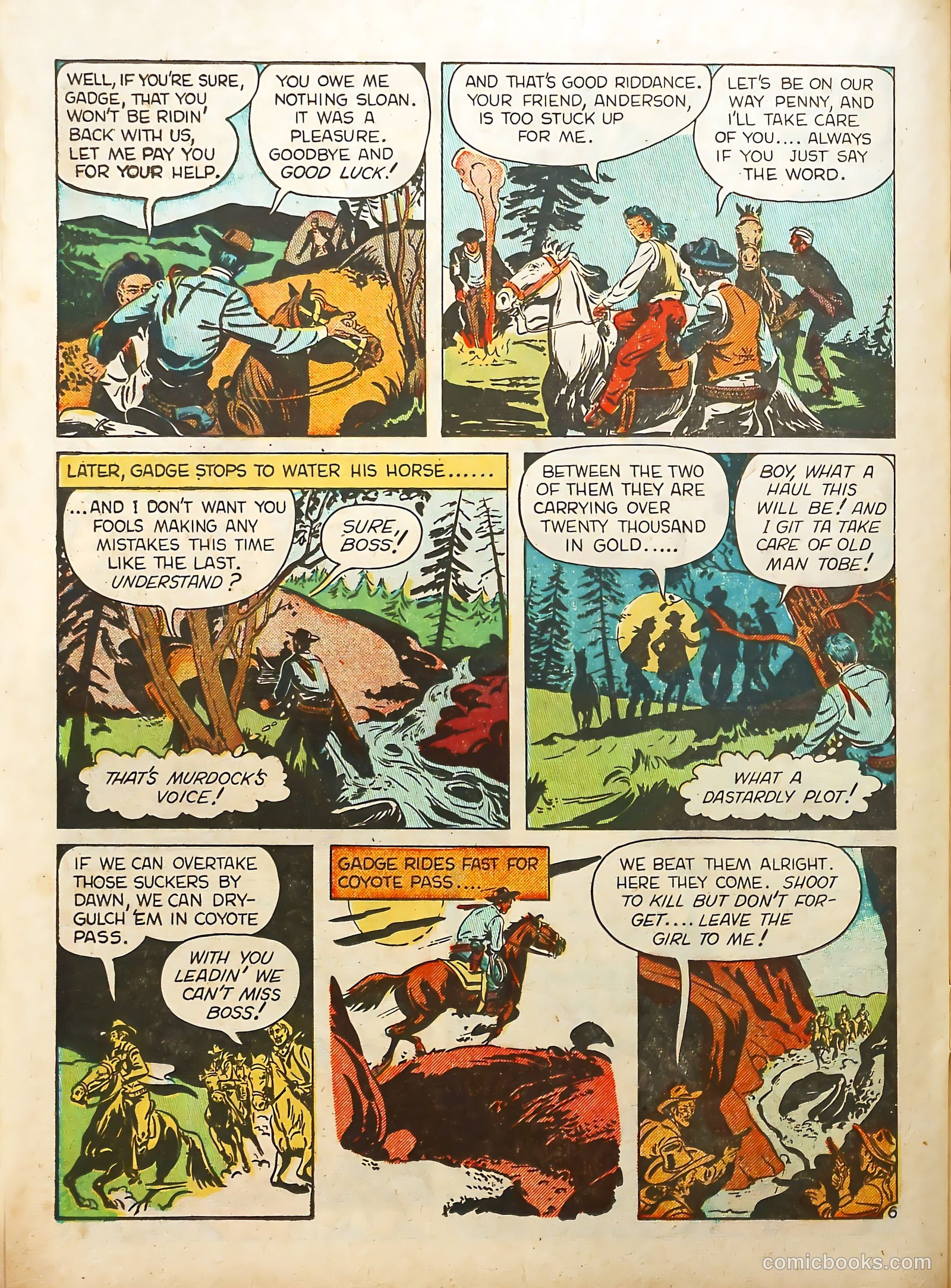 Prize Comics Western #70 (1950) — page 38 of 52