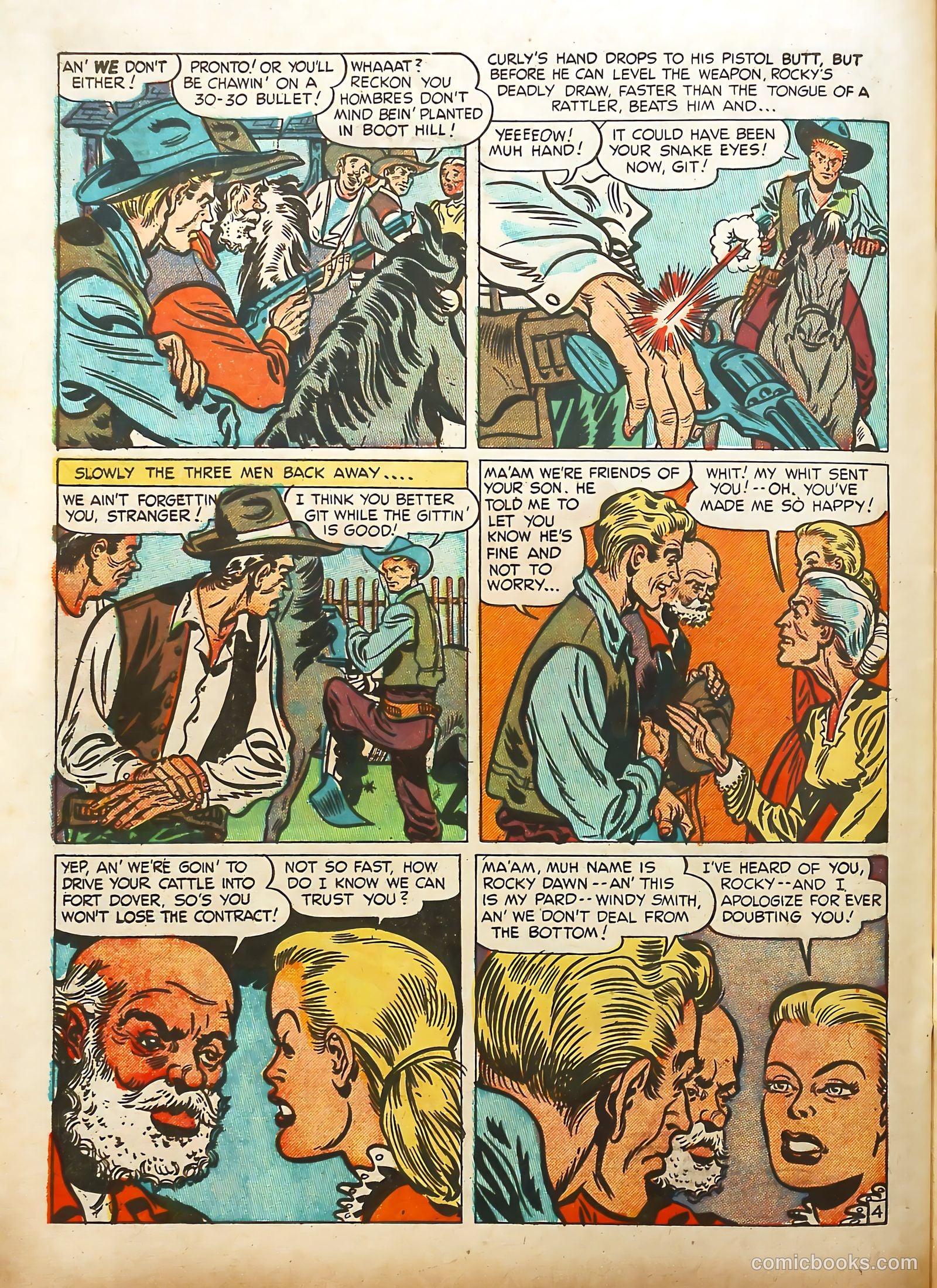 Prize Comics Western #70 (1950) — page 44 of 52