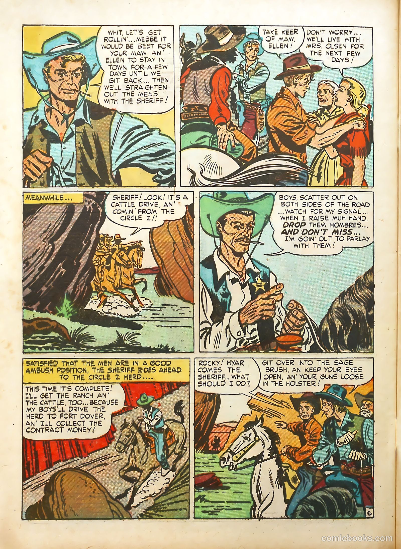Prize Comics Western #70 (1950) — page 46 of 52