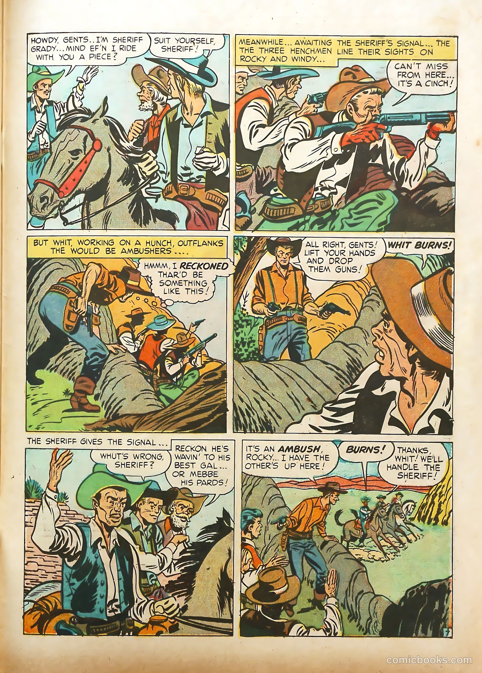 Prize Comics Western #70 (1950) — page 47 of 52