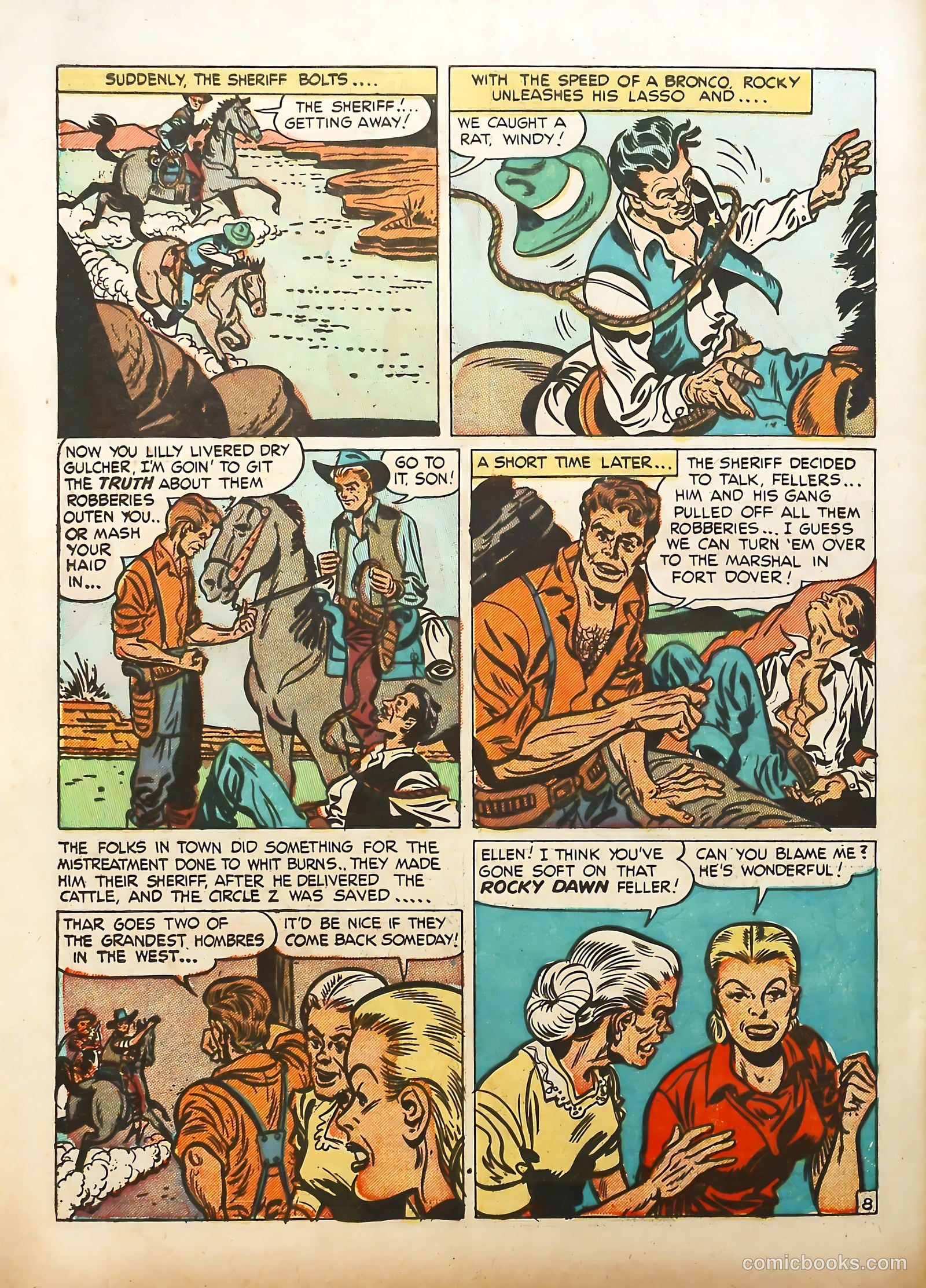 Prize Comics Western #70 (1950) — page 48 of 52