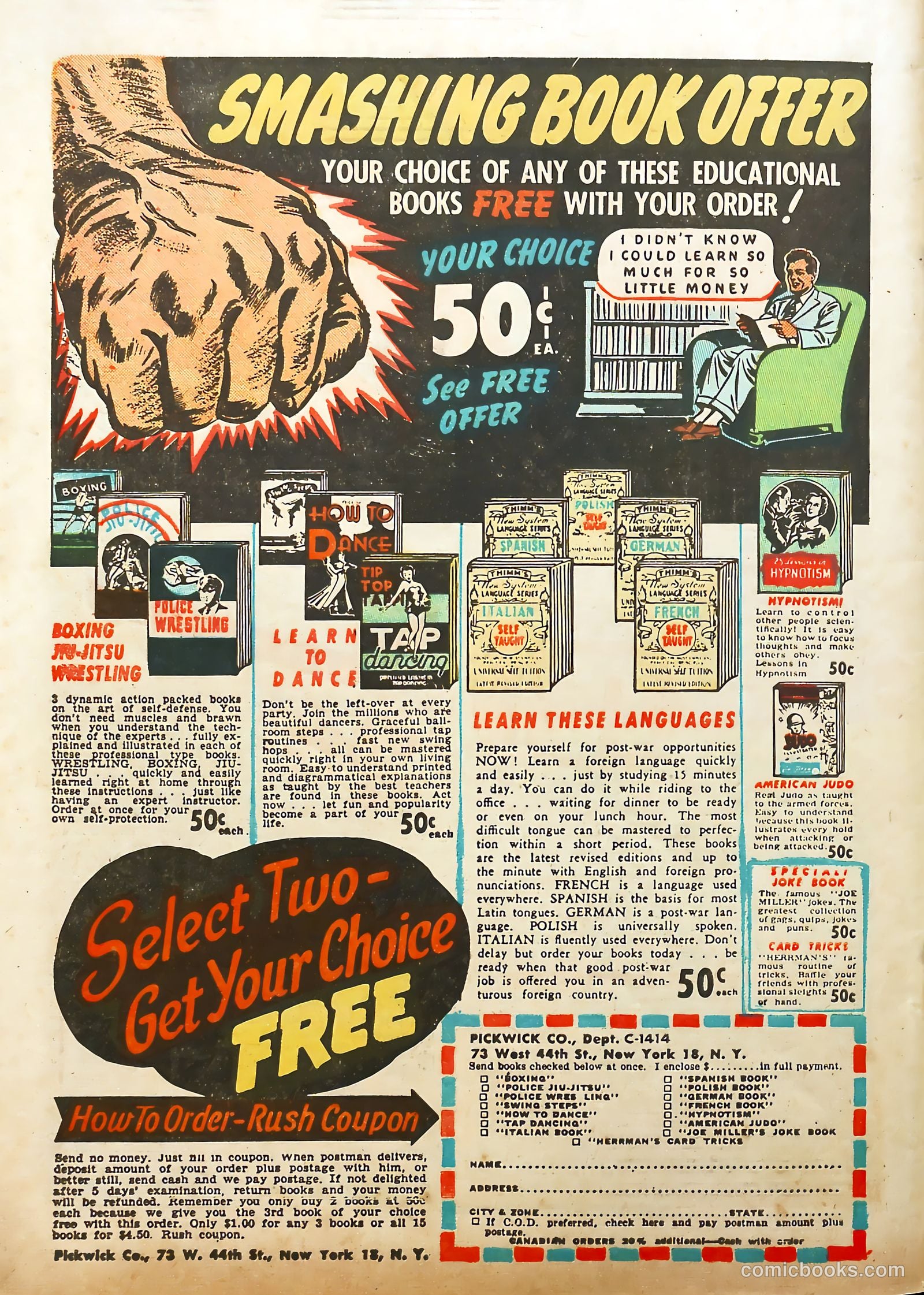 Prize Comics Western #70 (1950) — page 50 of 52