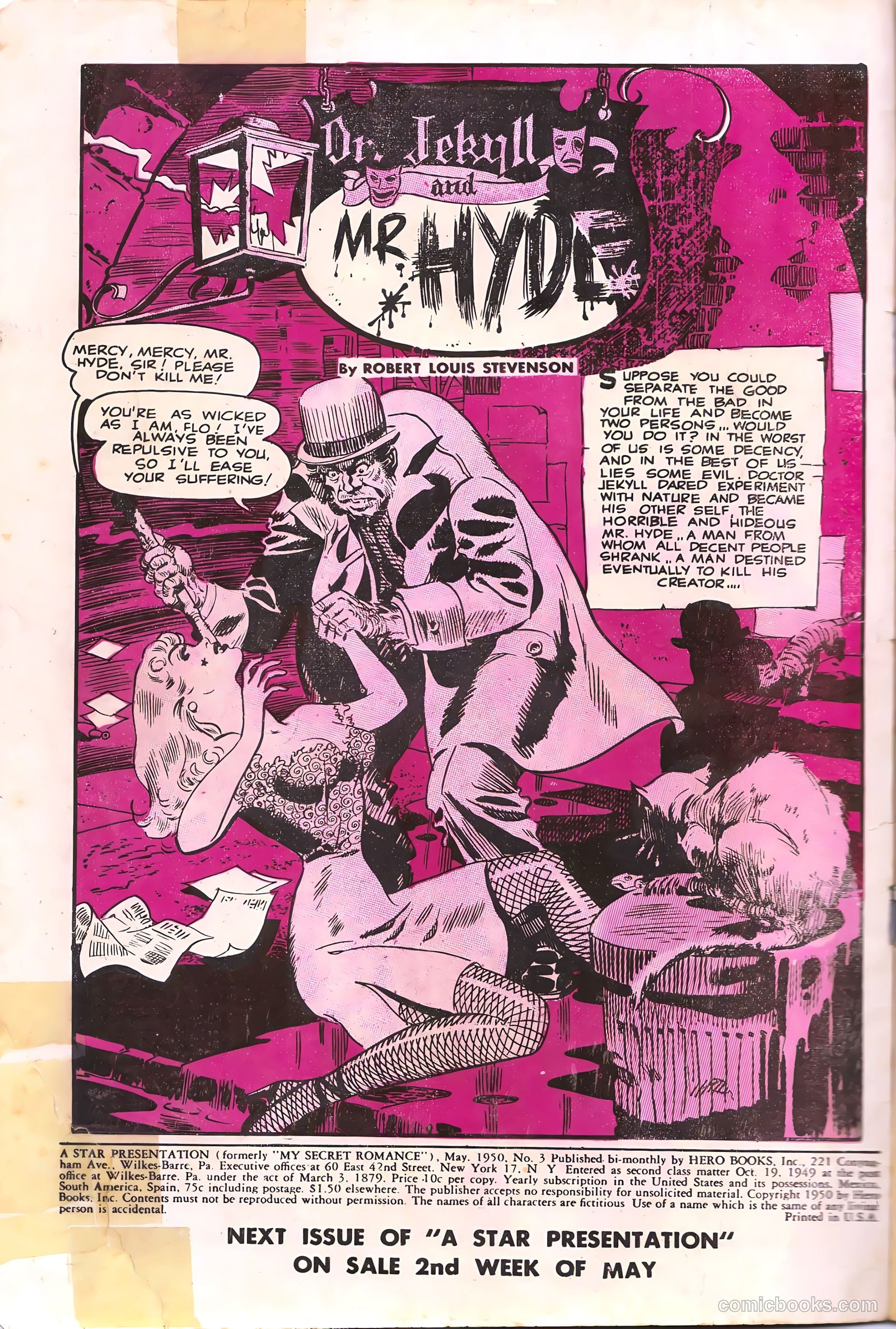 A Star Presentation Magazine 3 - Dr. Jekyll & Mr. Hyde #1 — page 2 of 28