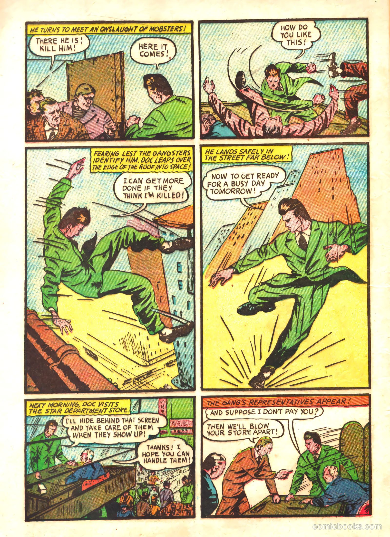 Thrilling Comics #5 (1940) — page 6 of 68