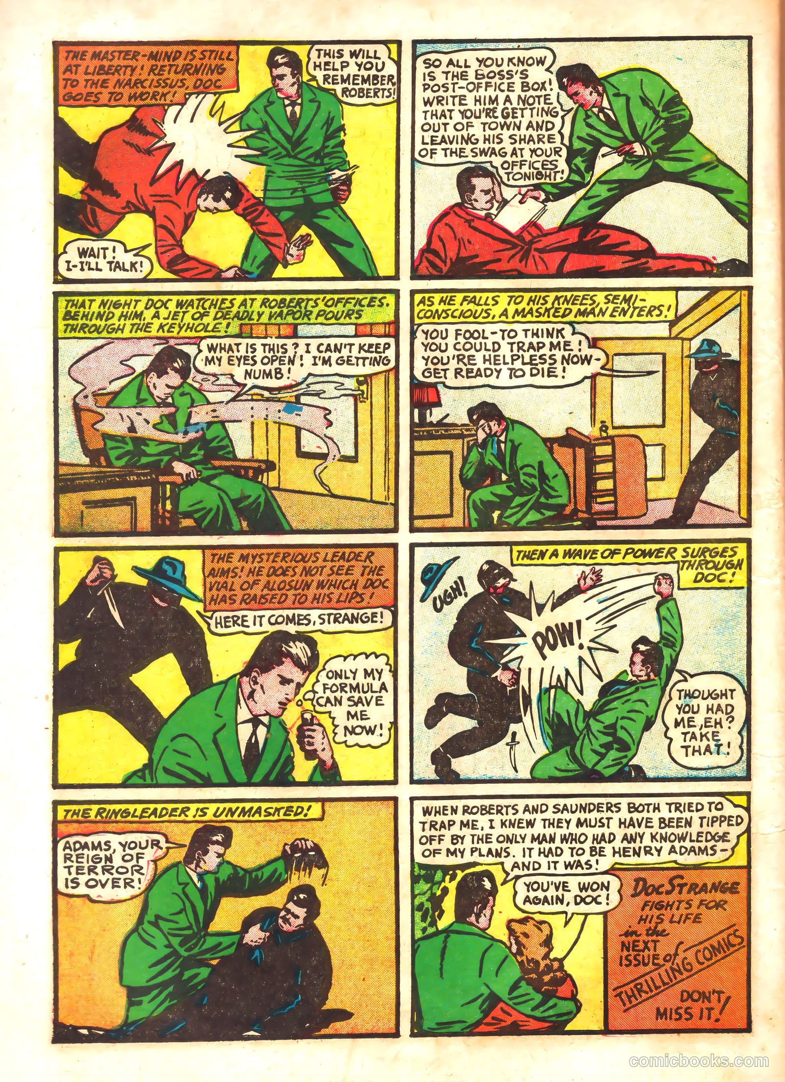 Thrilling Comics #5 (1940) — page 18 of 68