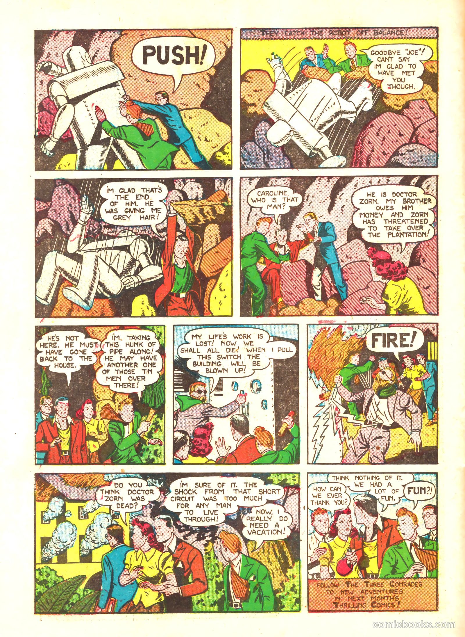 Thrilling Comics #5 (1940) — page 50 of 68