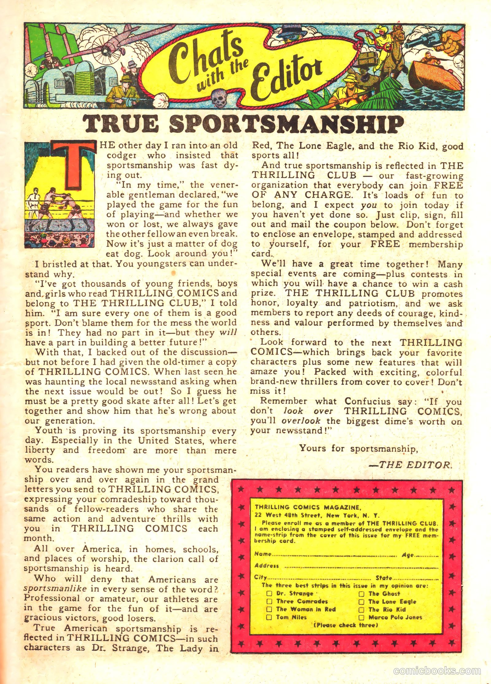 Thrilling Comics #5 (1940) — page 59 of 68
