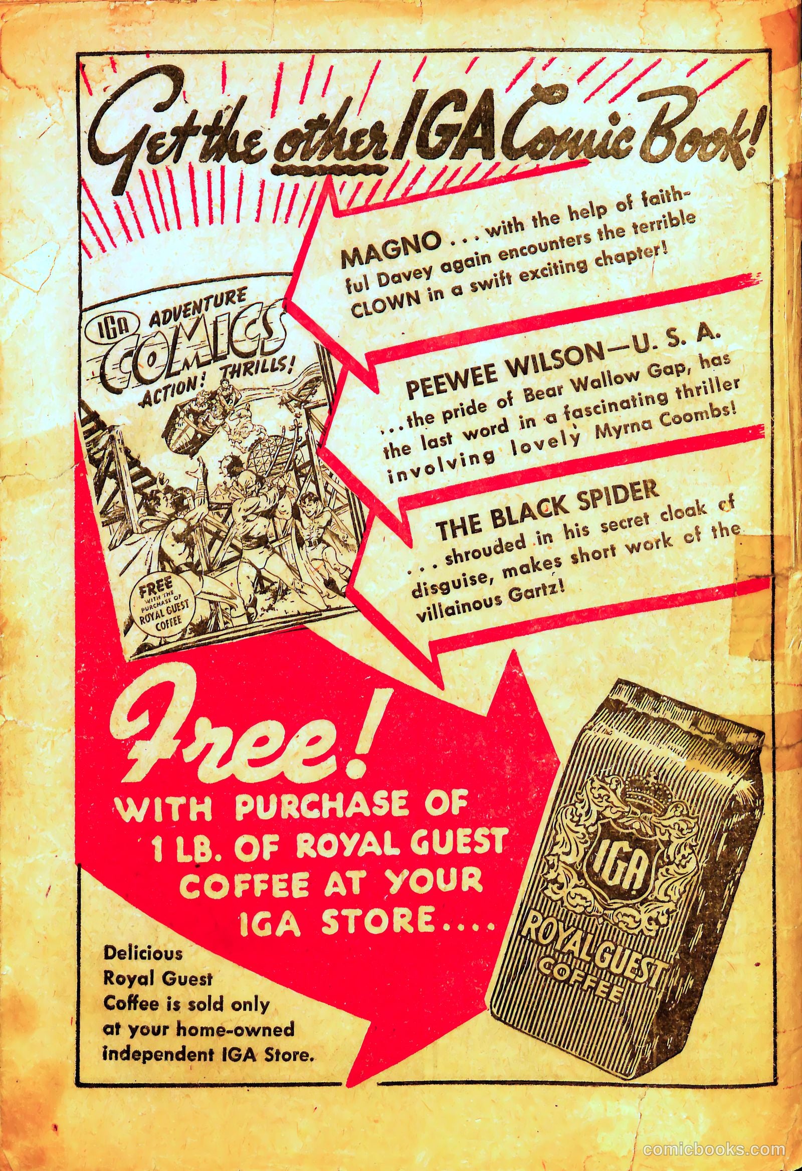 IGA Adventure Comics #1 (1941) — page 32 of 32