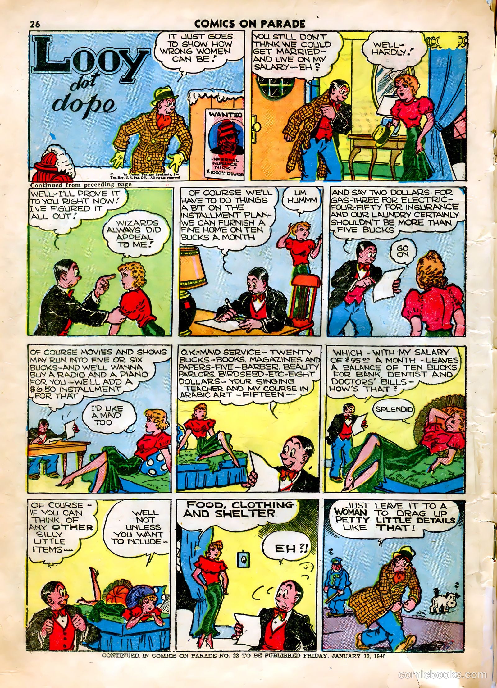 Comics on Parade #22 (1941) — page 23 of 52
