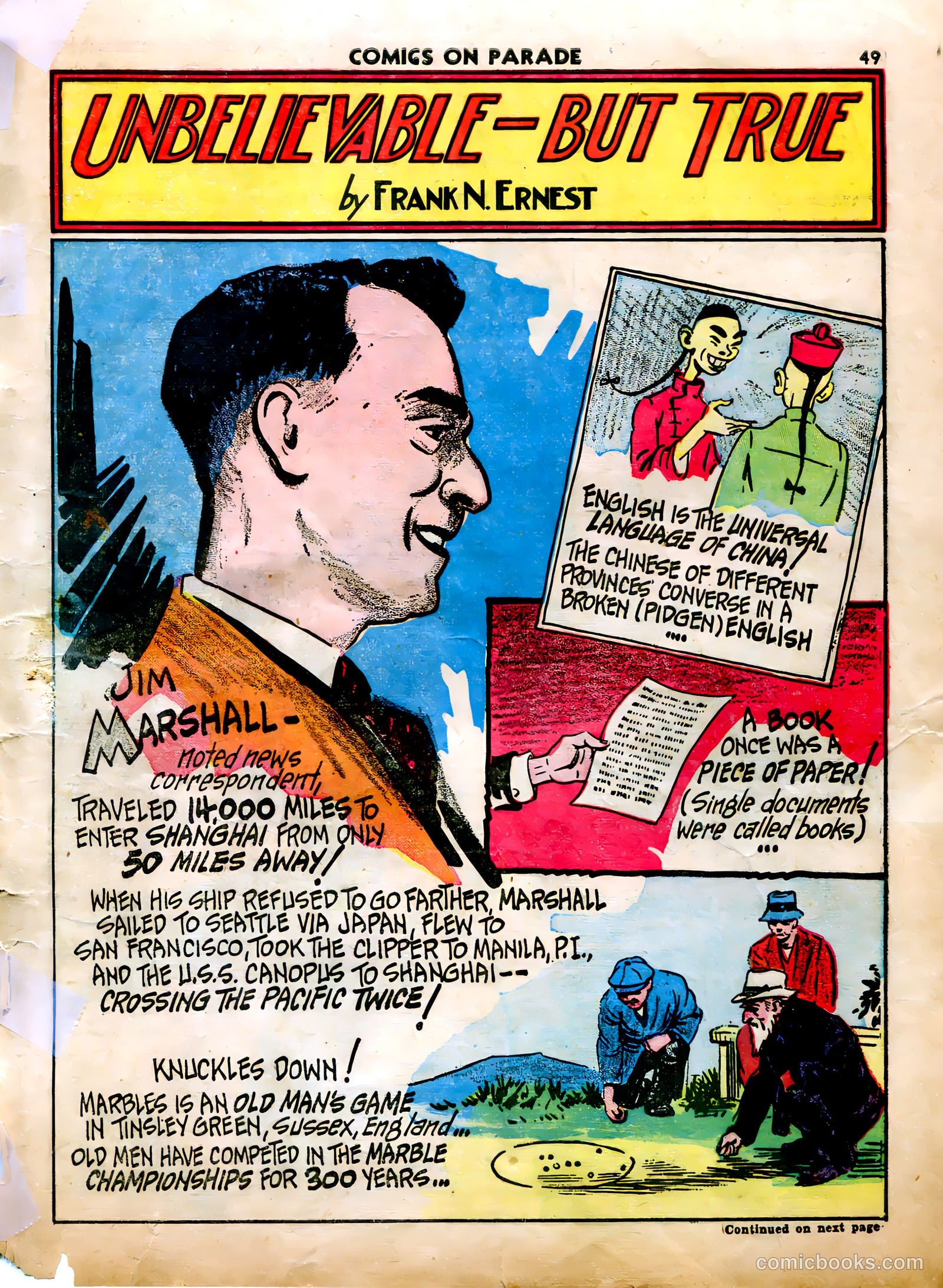 Comics on Parade #22 (1941) — page 40 of 52