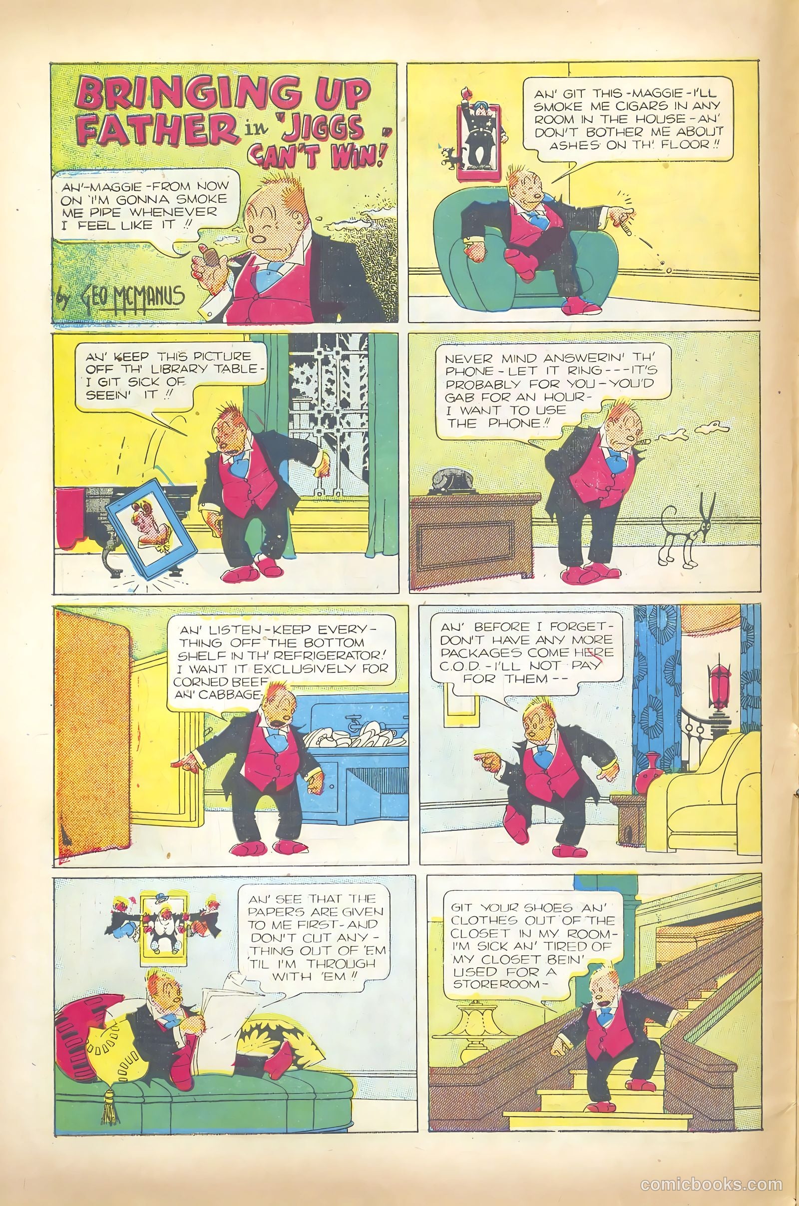 Jiggs & Maggie #20 (1949) — page 10 of 36