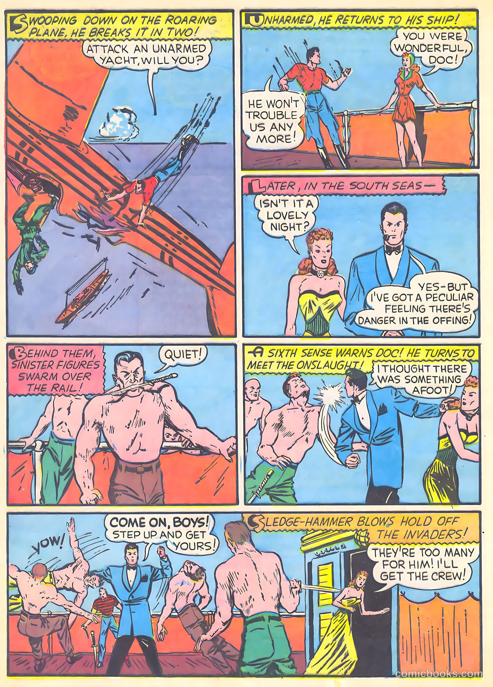 Thrilling Comics #8 (1940) — page 6 of 68