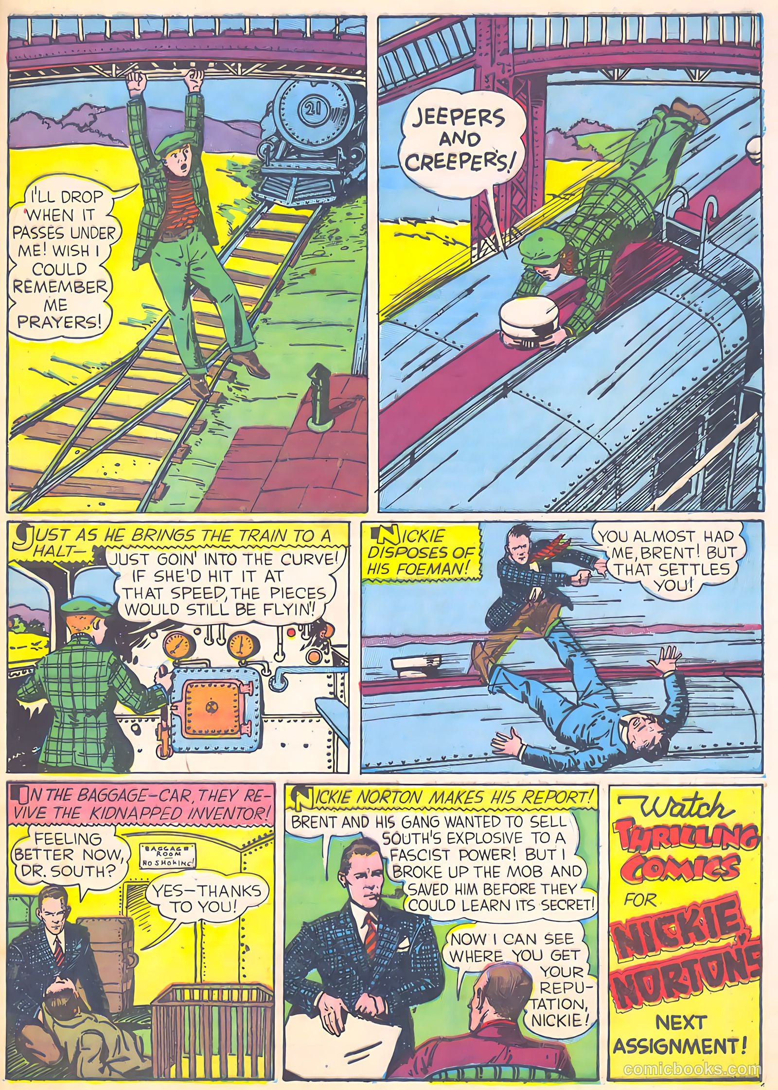 Thrilling Comics #8 (1940) — page 63 of 68
