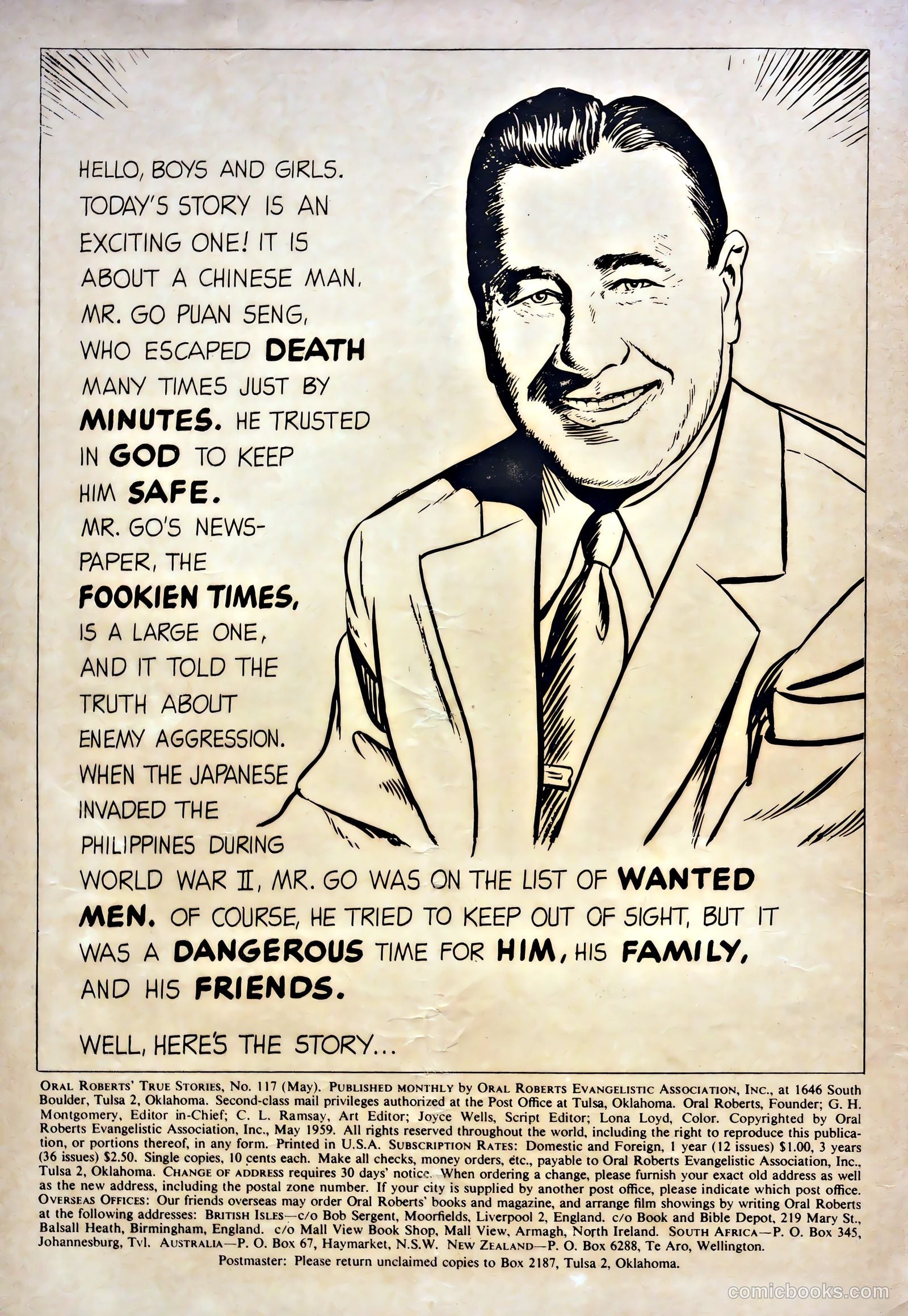 Oral Roberts' True Stories 117 - Cry No More p1 #1 — page 2 of 20