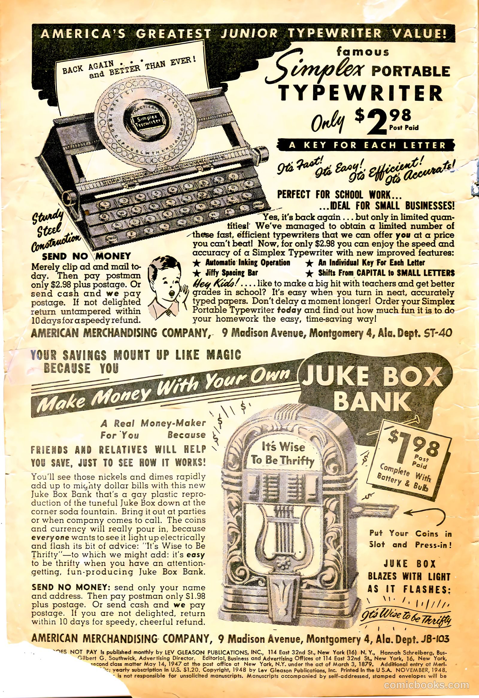Crime Does Not Pay #69 (1948) — page 2 of 53