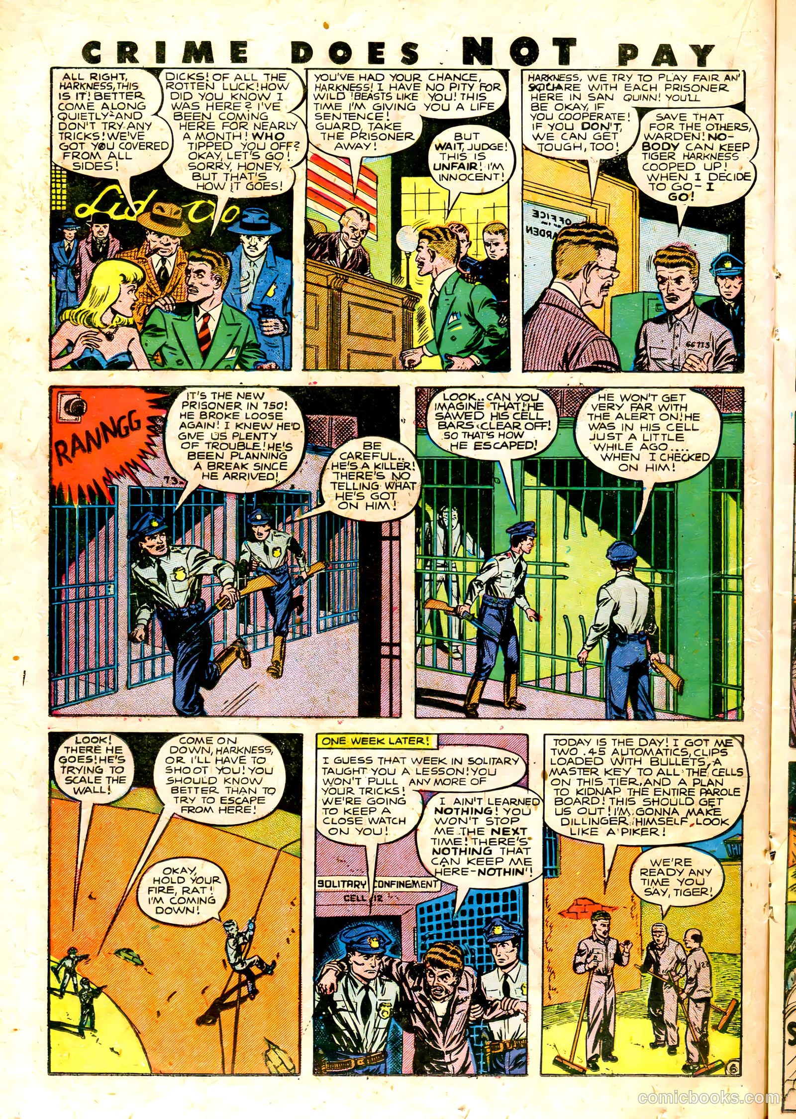 Crime Does Not Pay #69 (1948) — page 22 of 53