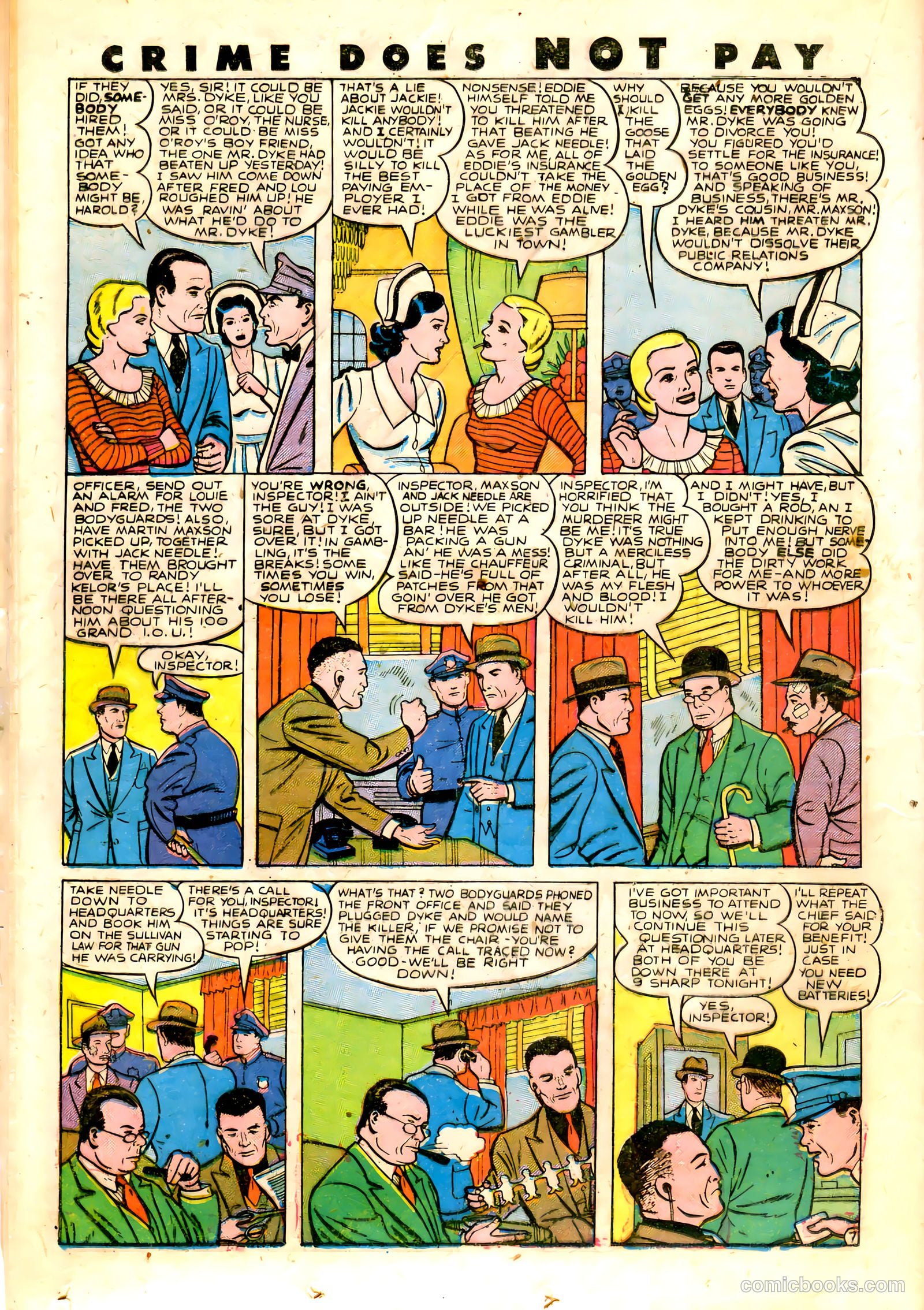 Crime Does Not Pay #69 (1948) — page 32 of 53