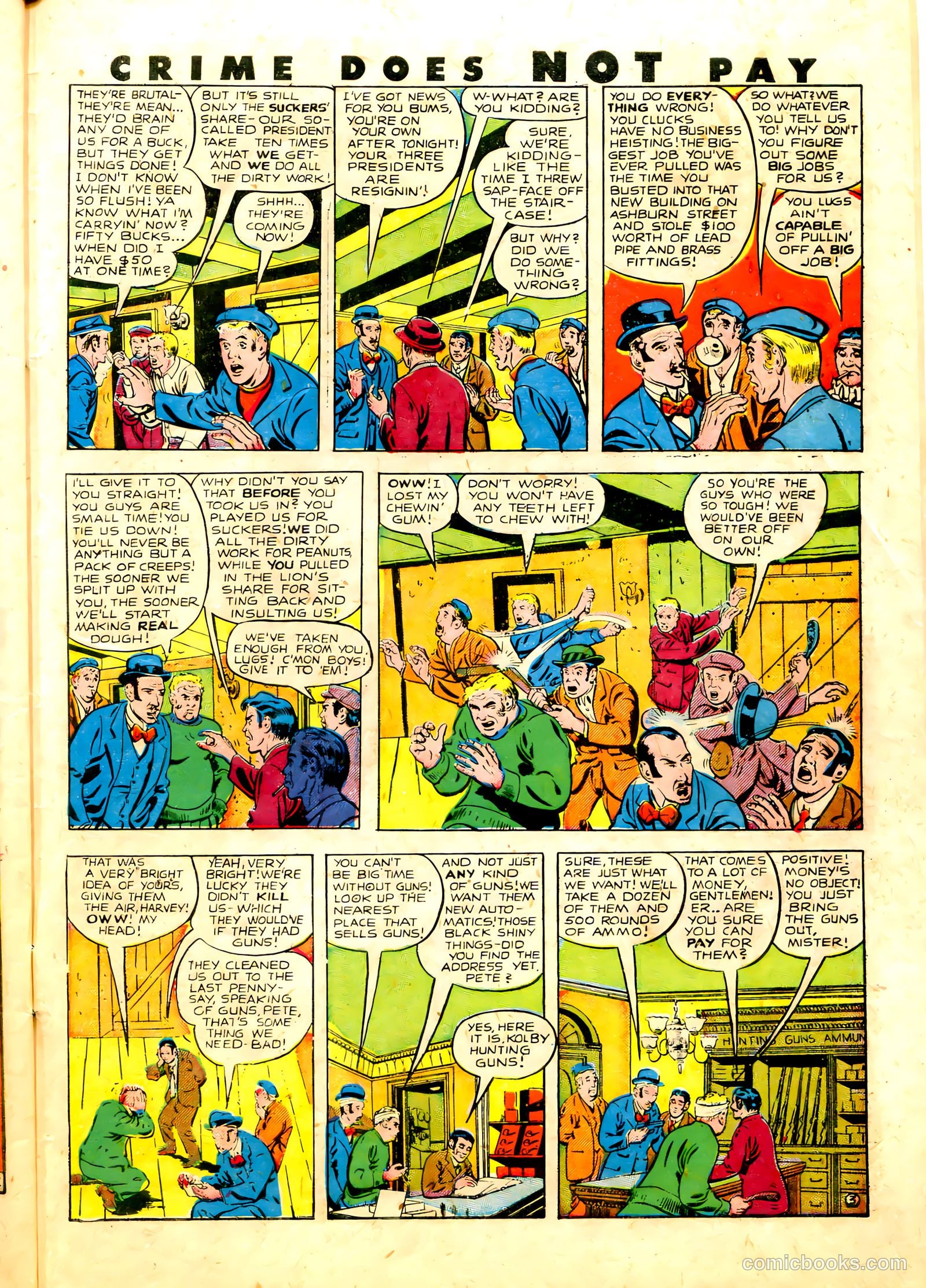 Crime Does Not Pay #69 (1948) — page 44 of 53