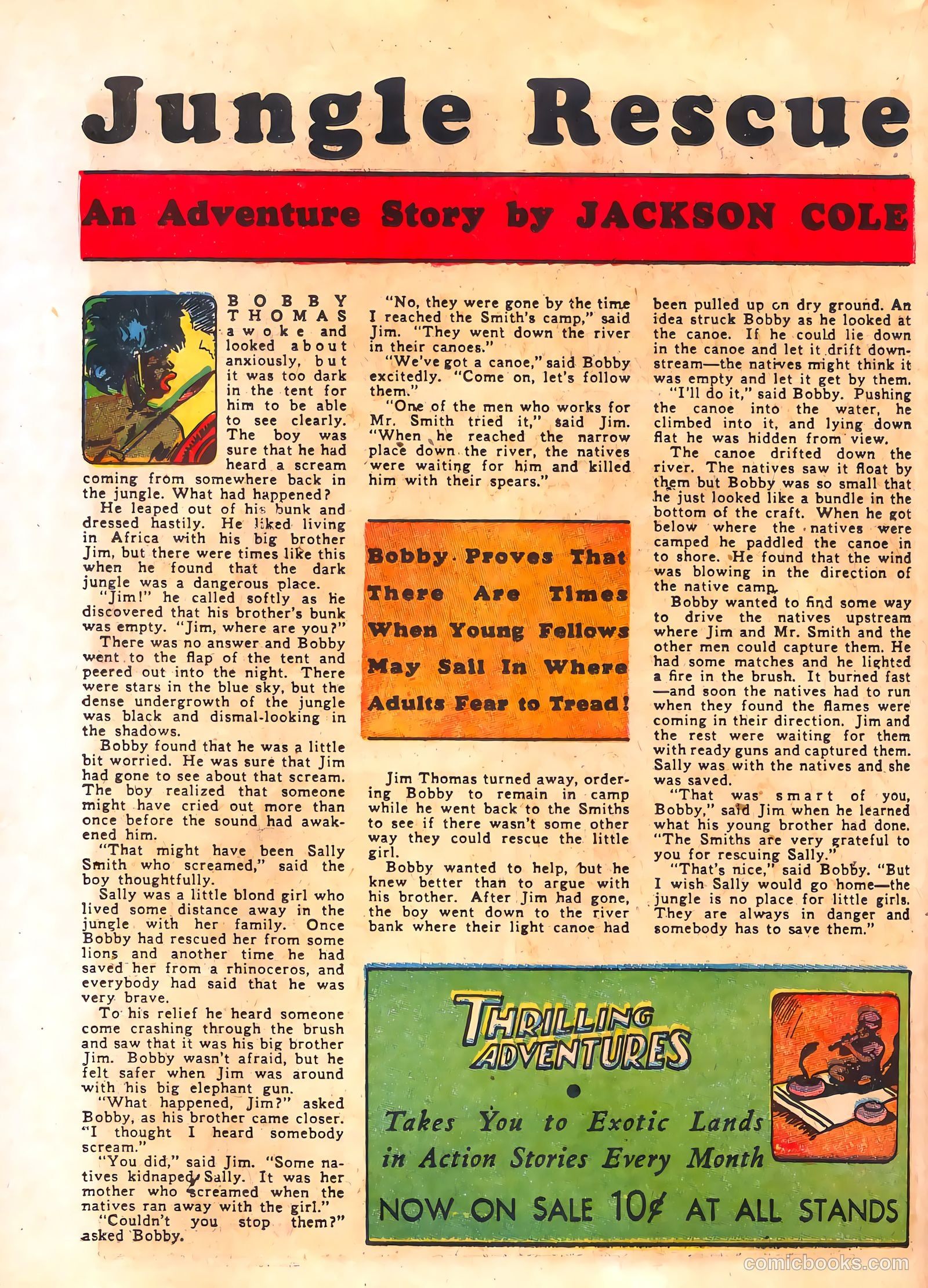 Thrilling Comics #10 (1940) — page 48 of 68