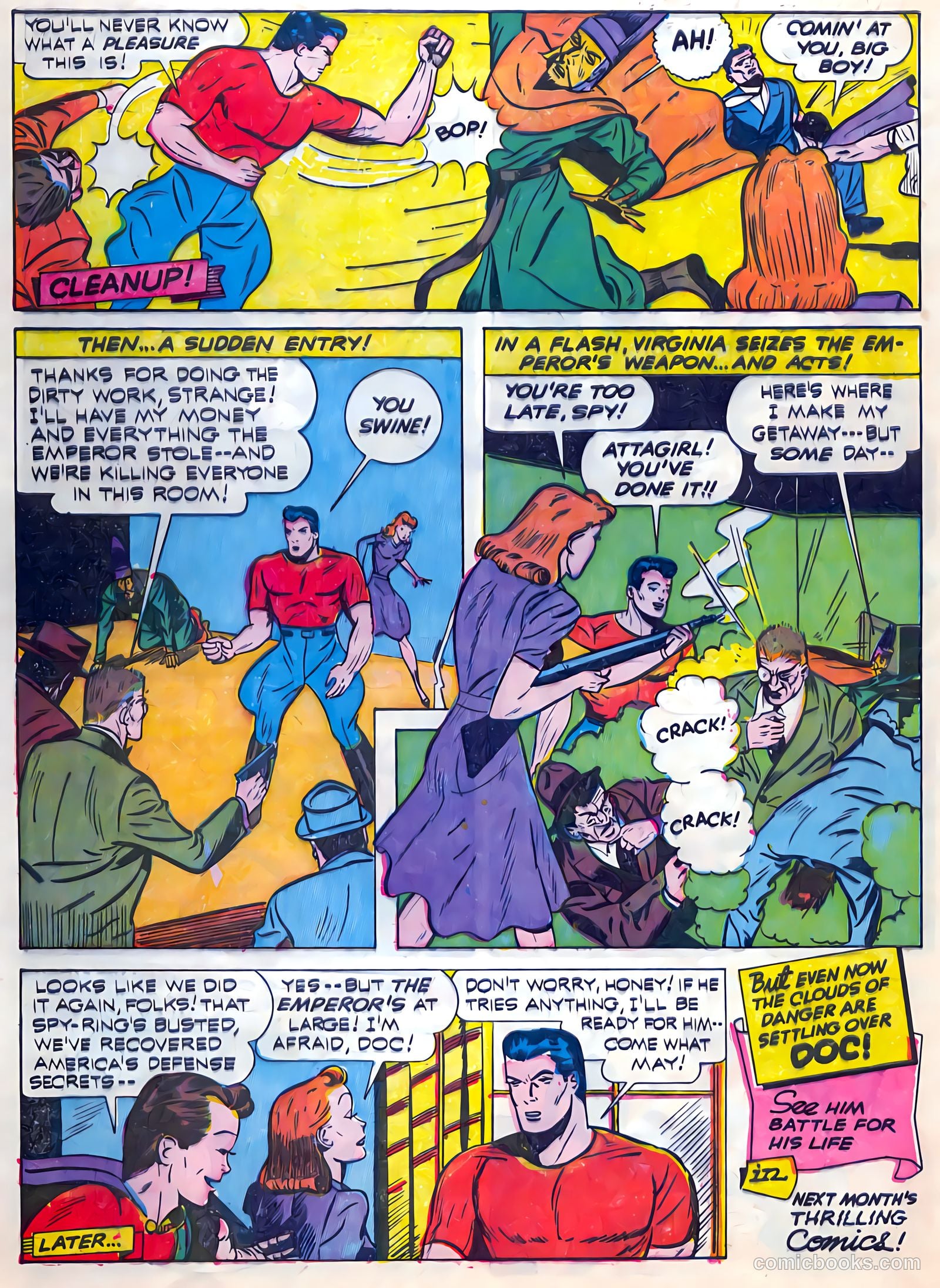 Thrilling Comics #25 (1940) — page 14 of 68