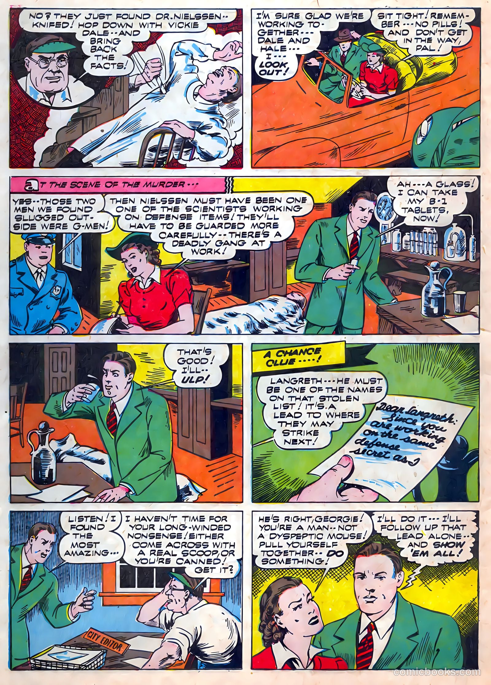 Thrilling Comics #25 (1940) — page 40 of 68
