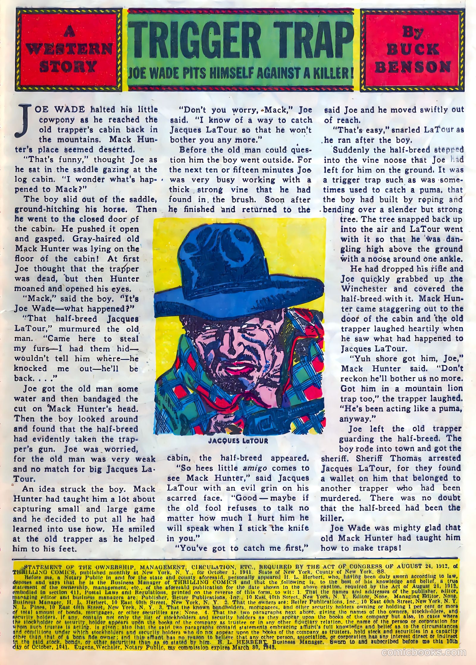 Thrilling Comics #25 (1940) — page 47 of 68