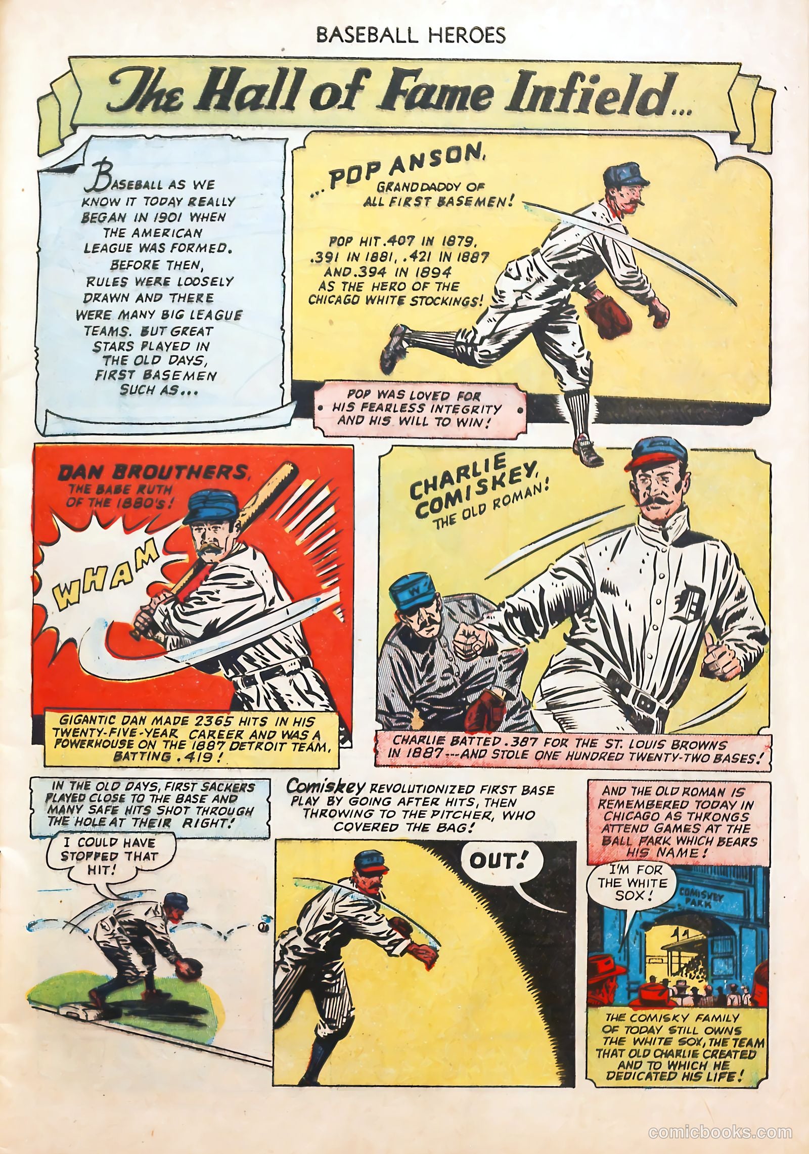 Baseball Heroes #1 (1952) — page 5 of 36