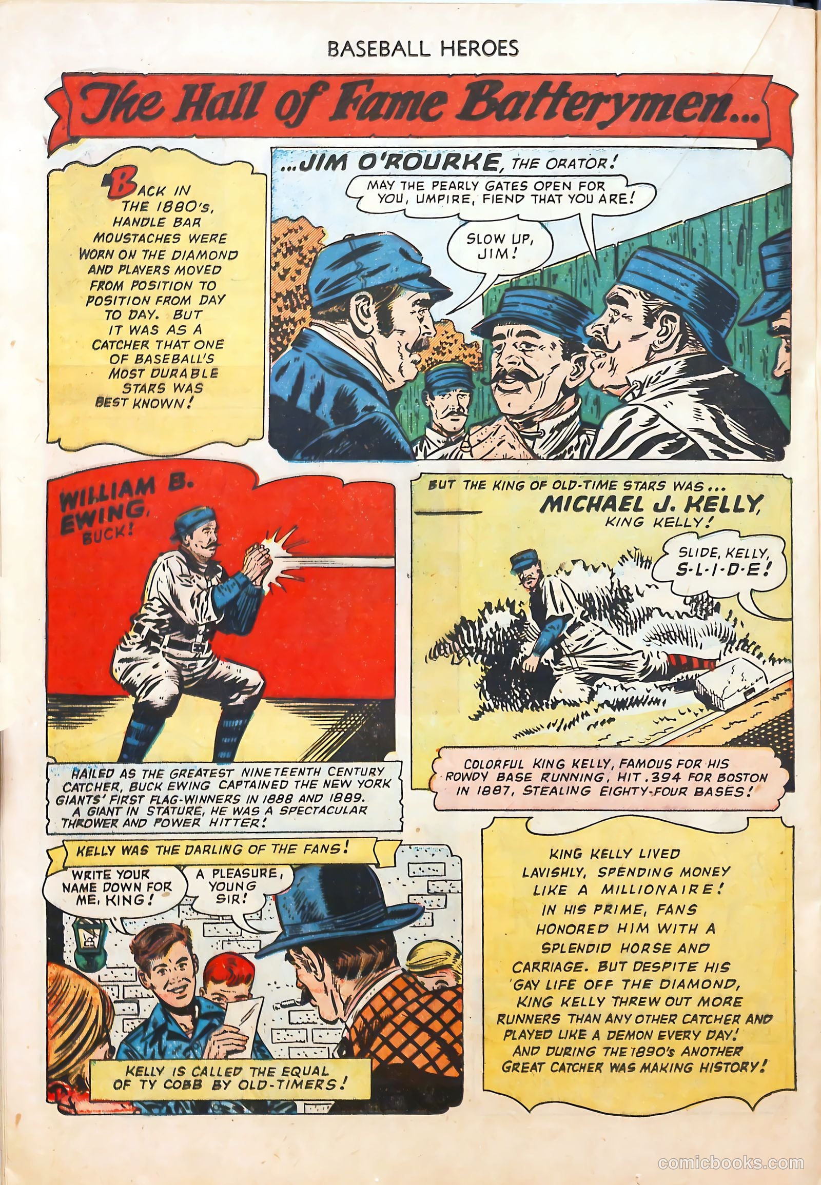 Baseball Heroes #1 (1952) — page 20 of 36