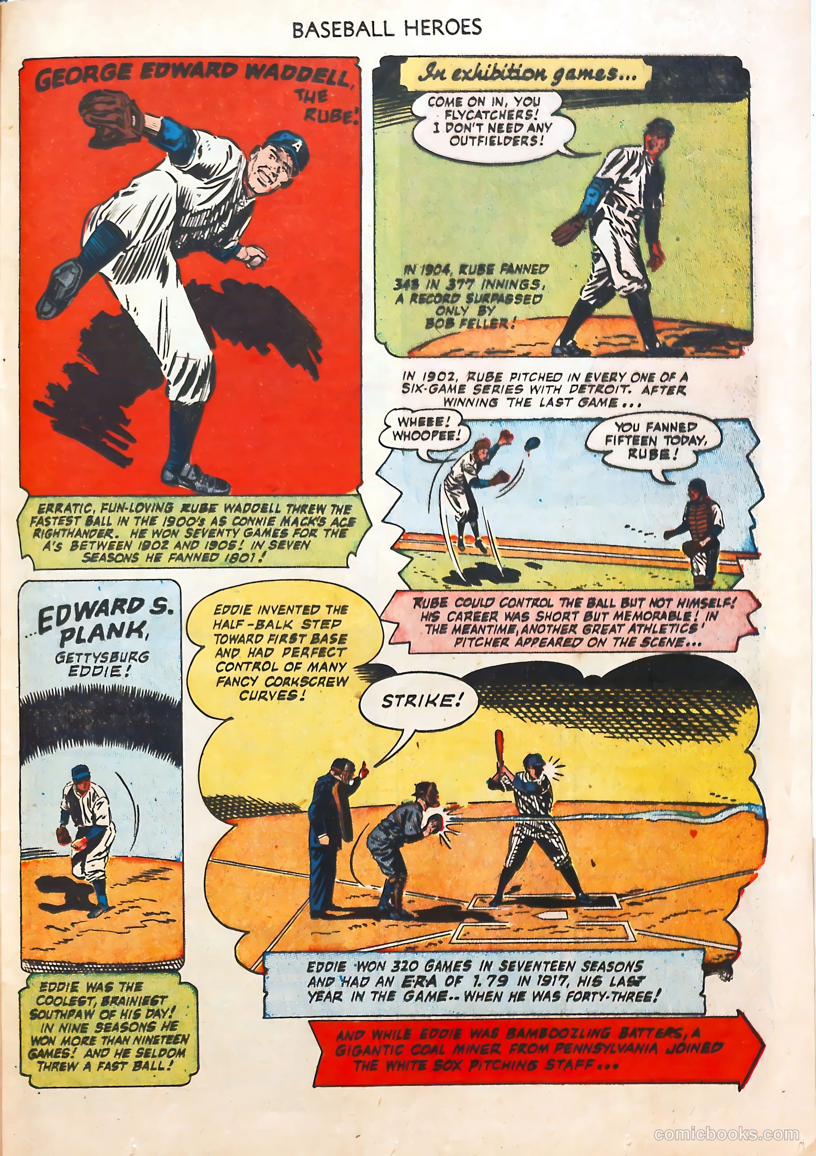 Baseball Heroes #1 (1952) — page 25 of 36