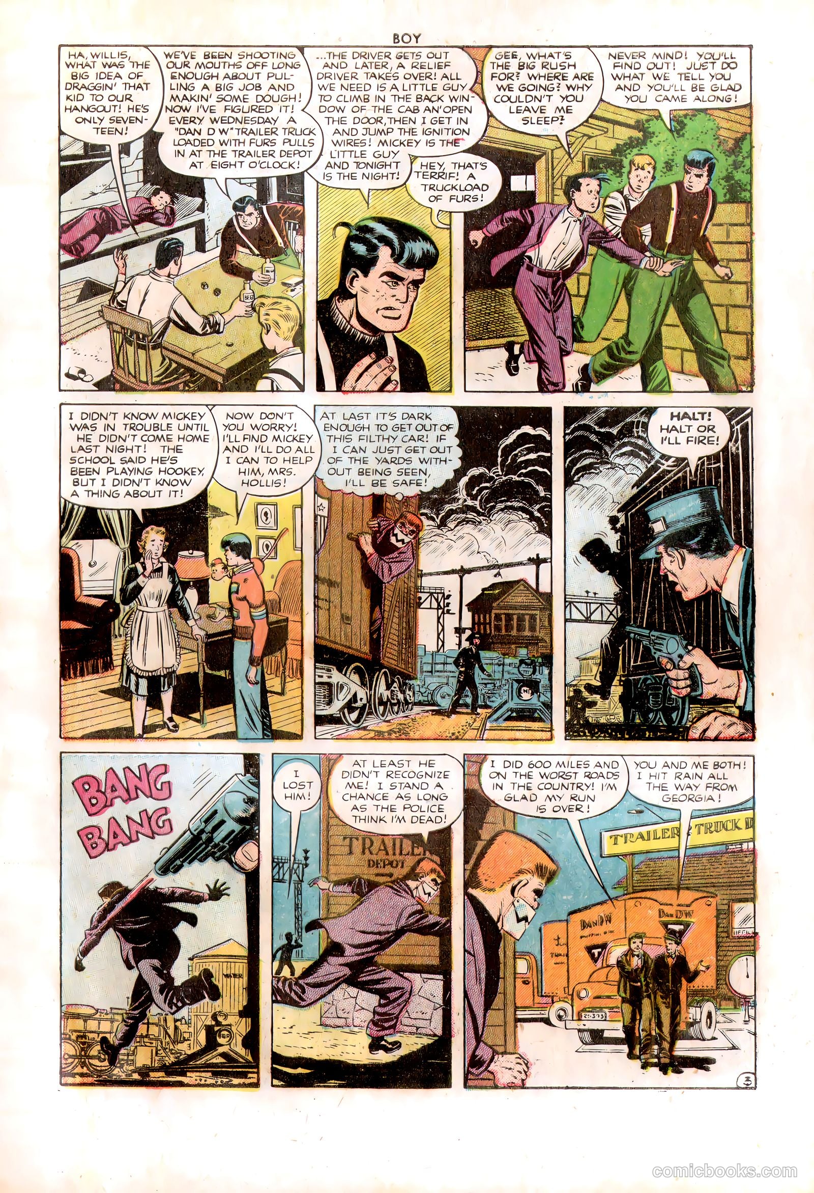 Boy Comics #76 (1950) — page 5 of 36