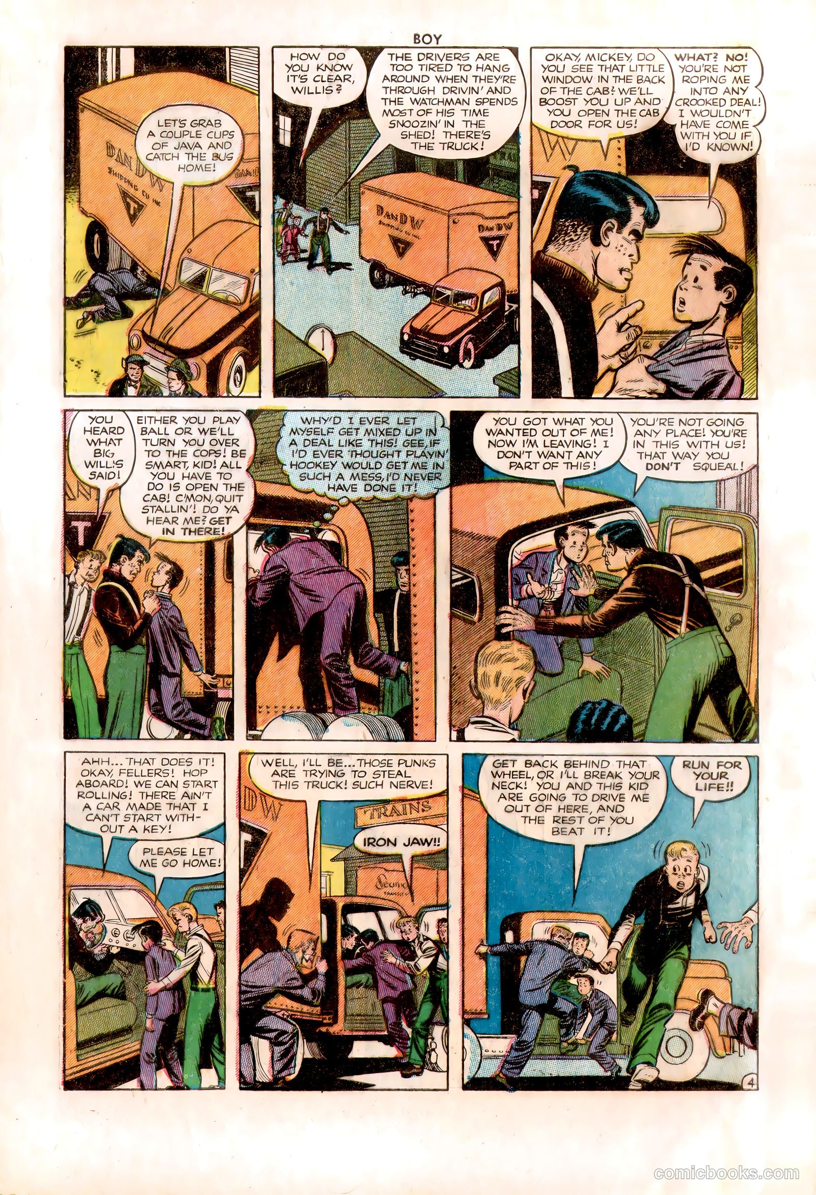 Boy Comics #76 (1950) — page 6 of 36