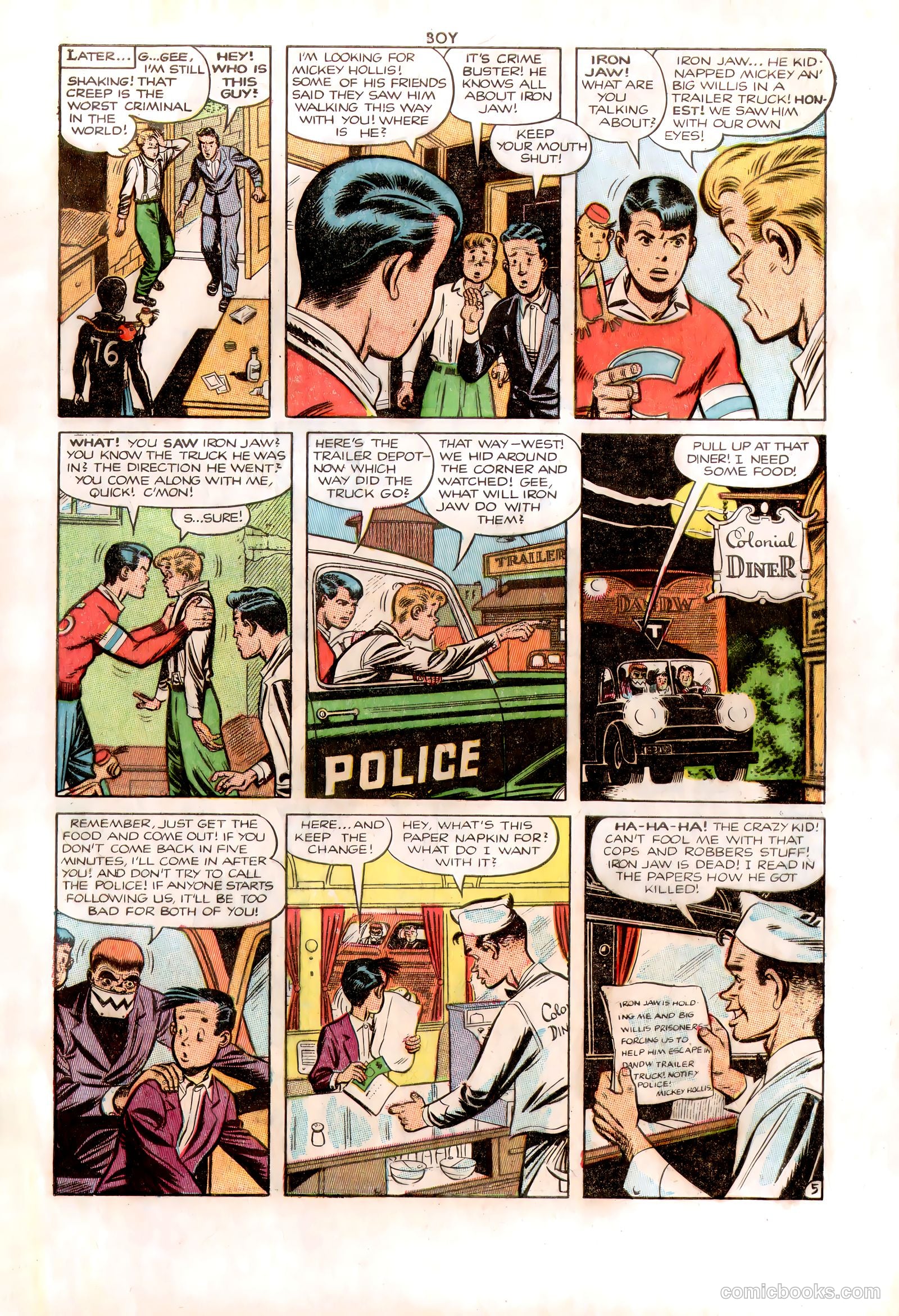 Boy Comics #76 (1950) — page 7 of 36