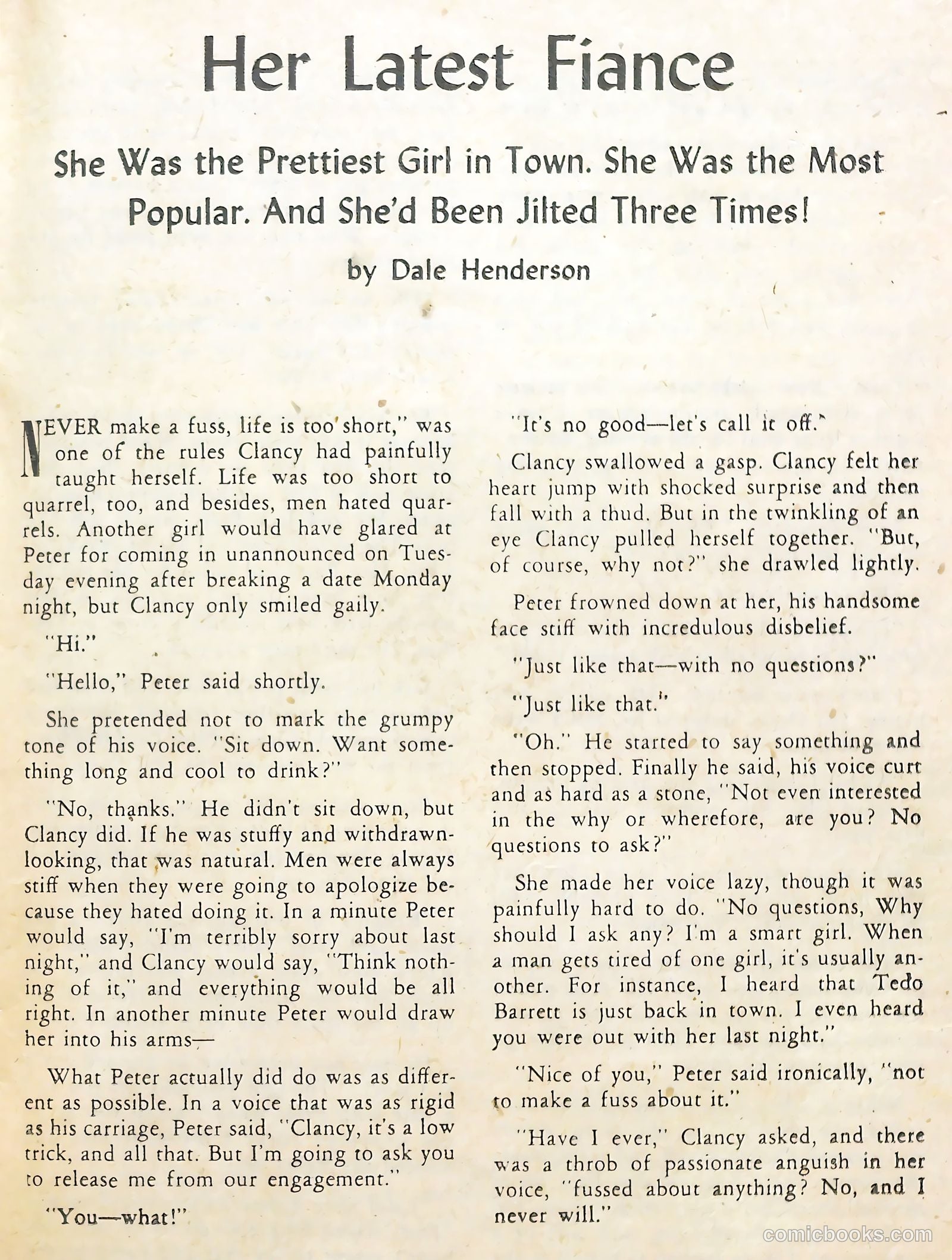 Complete Love Magazine #161 (1951) — page 25 of 52