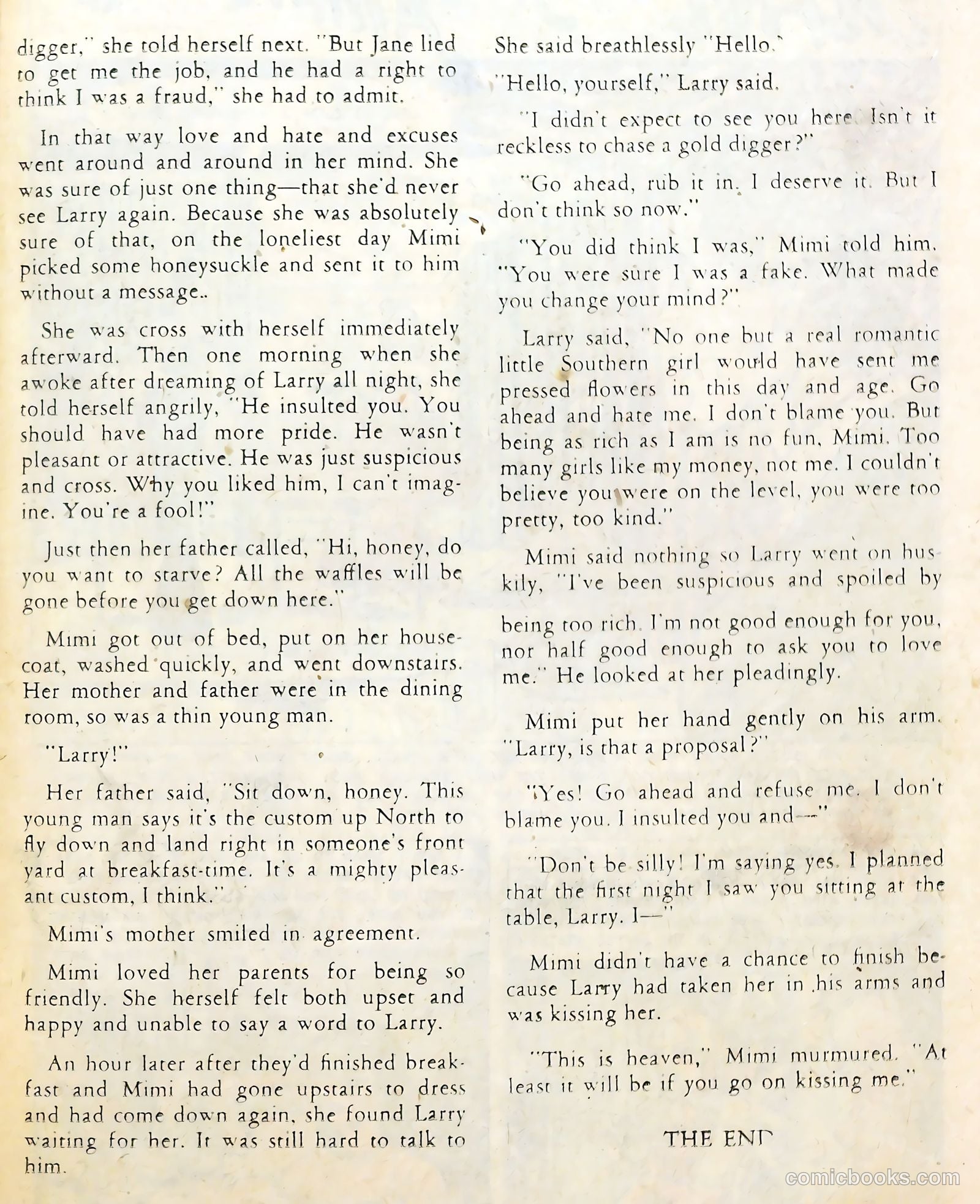 Complete Love Magazine #161 (1951) — page 35 of 52