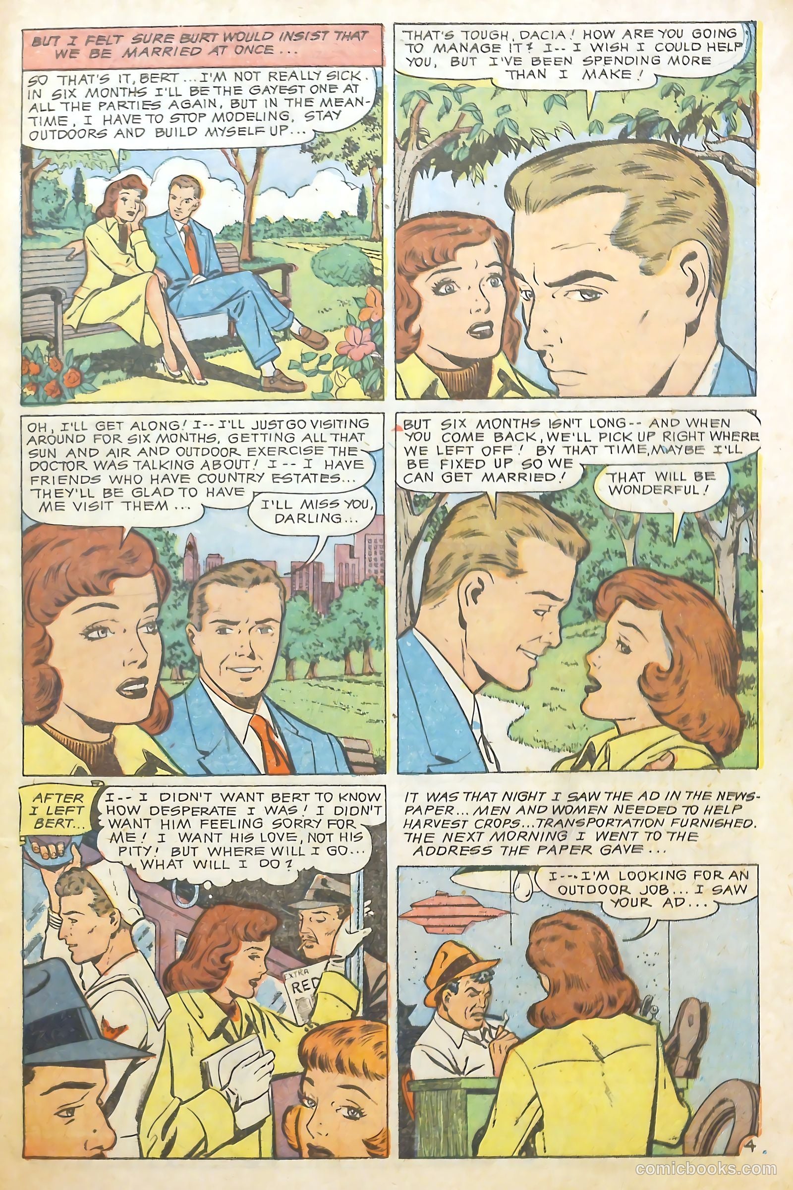 Complete Love Magazine #161 (1951) — page 47 of 52