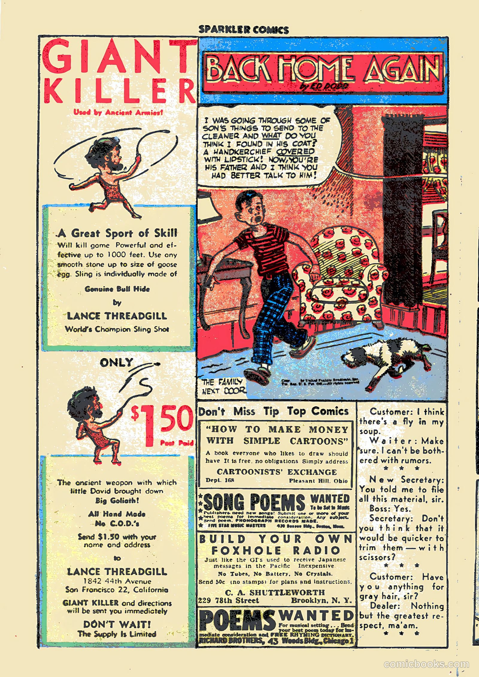 Sparkler Comics #58 (1948) — page 16 of 32