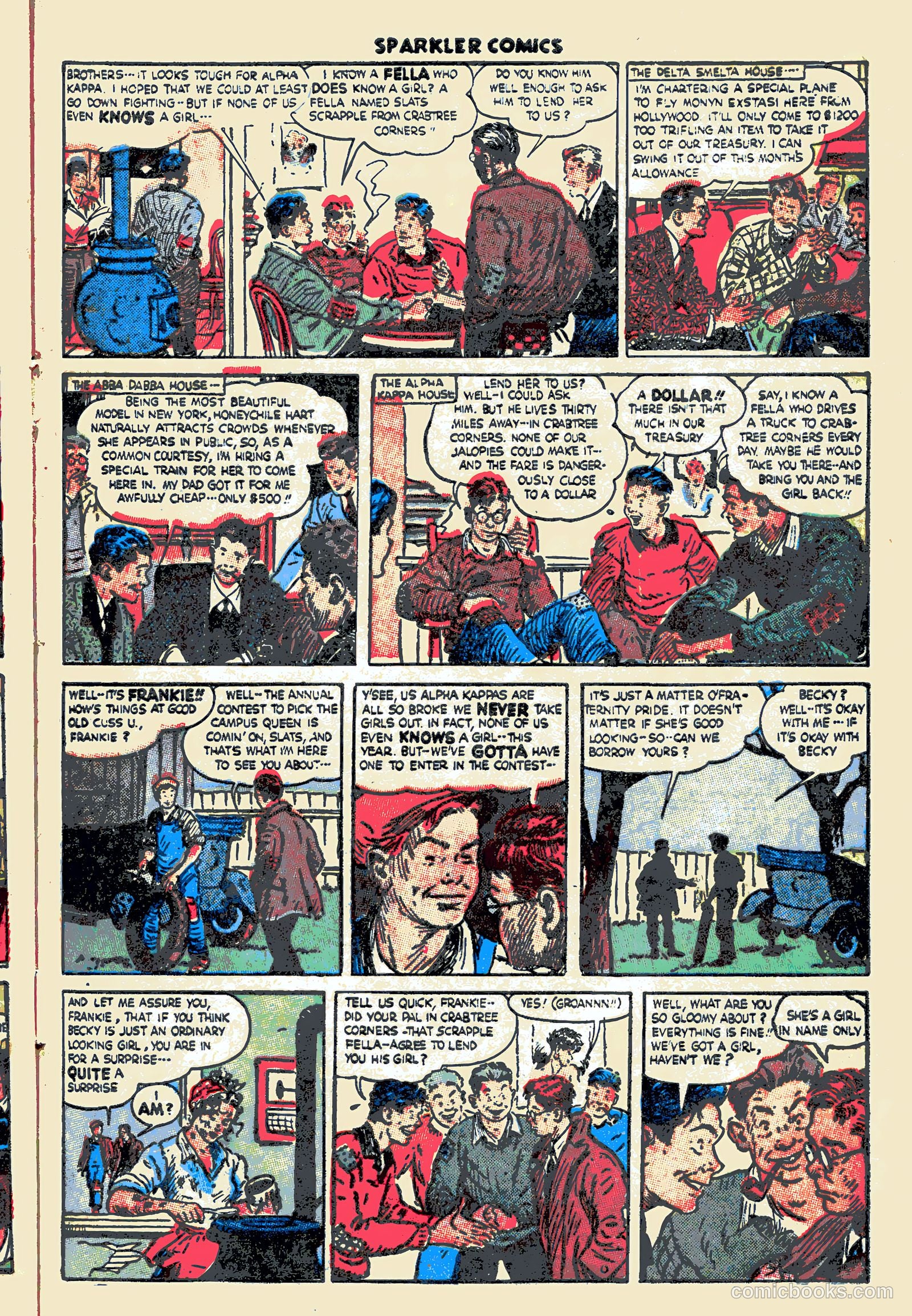 Sparkler Comics #58 (1948) — page 23 of 32