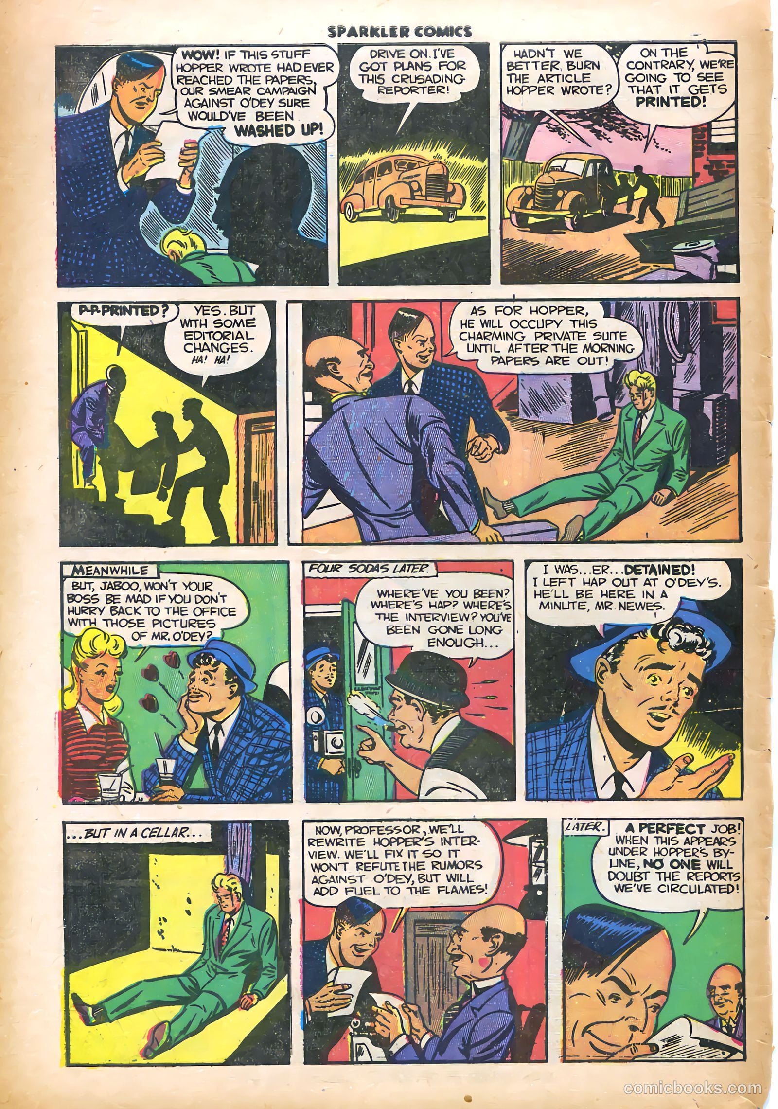 Sparkler Comics #65 (1948) — page 25 of 29