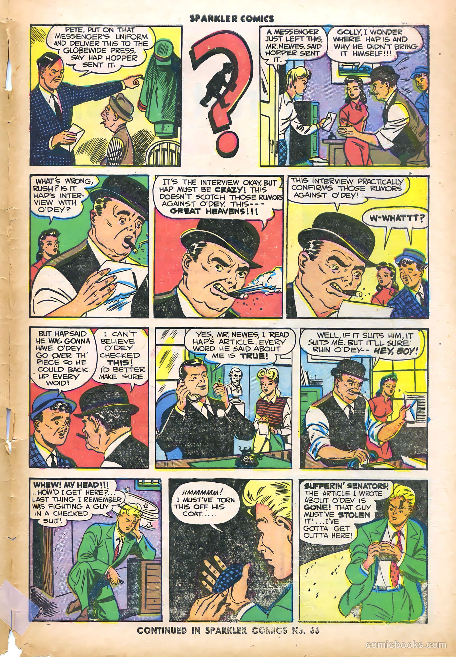 Sparkler Comics #65 (1948) — page 26 of 29