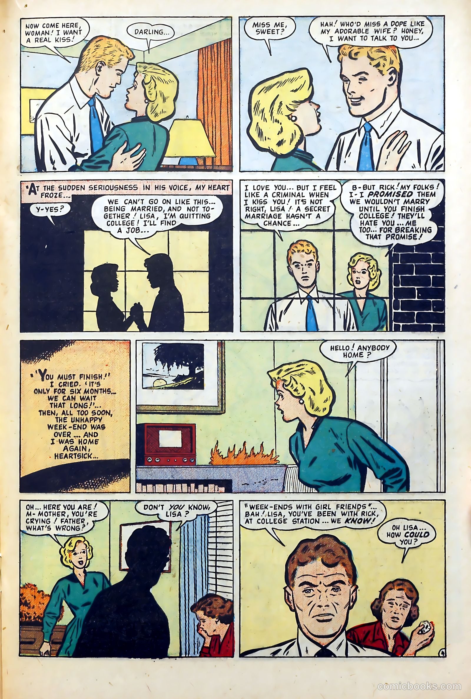 Popular Romance #10 (1950) — page 17 of 36