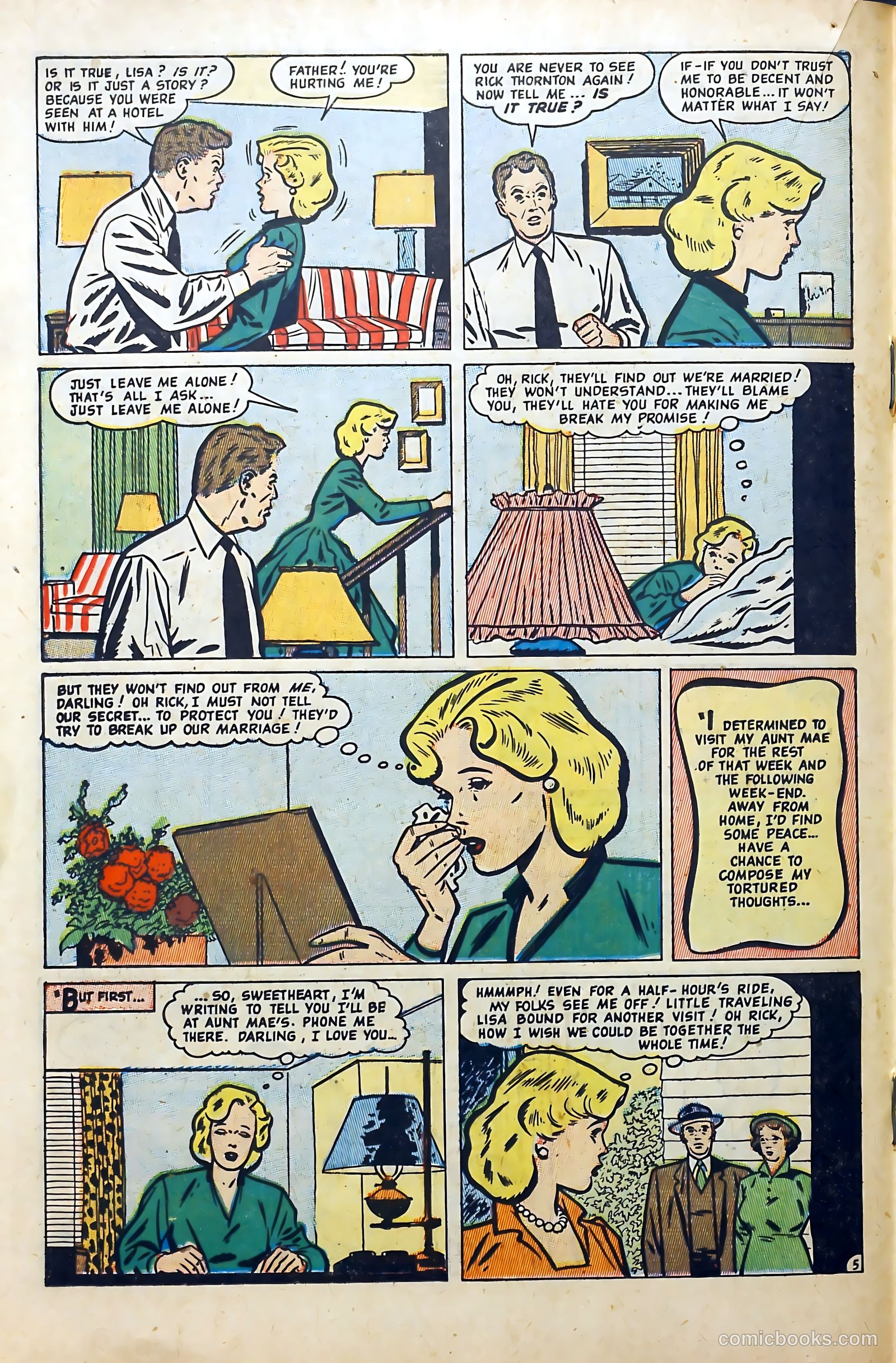 Popular Romance #10 (1950) — page 18 of 36