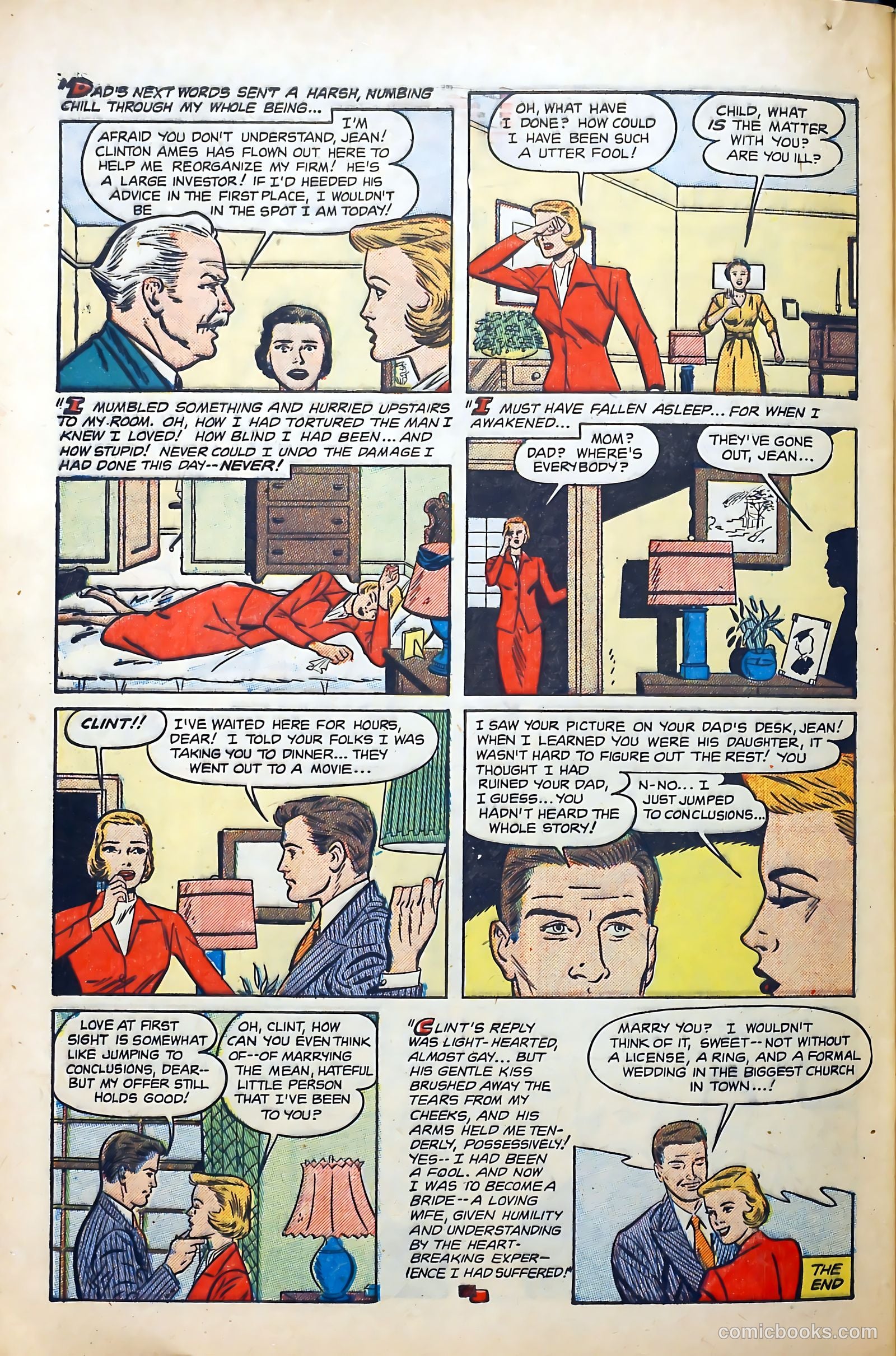Popular Romance #10 (1950) — page 32 of 36
