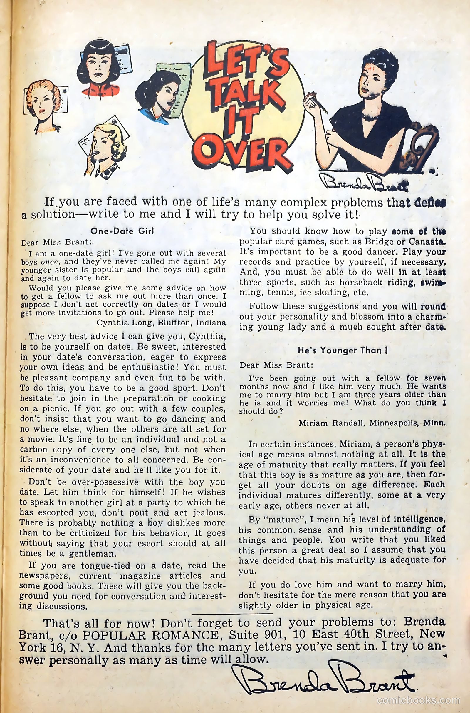 Popular Romance #10 (1950) — page 33 of 36