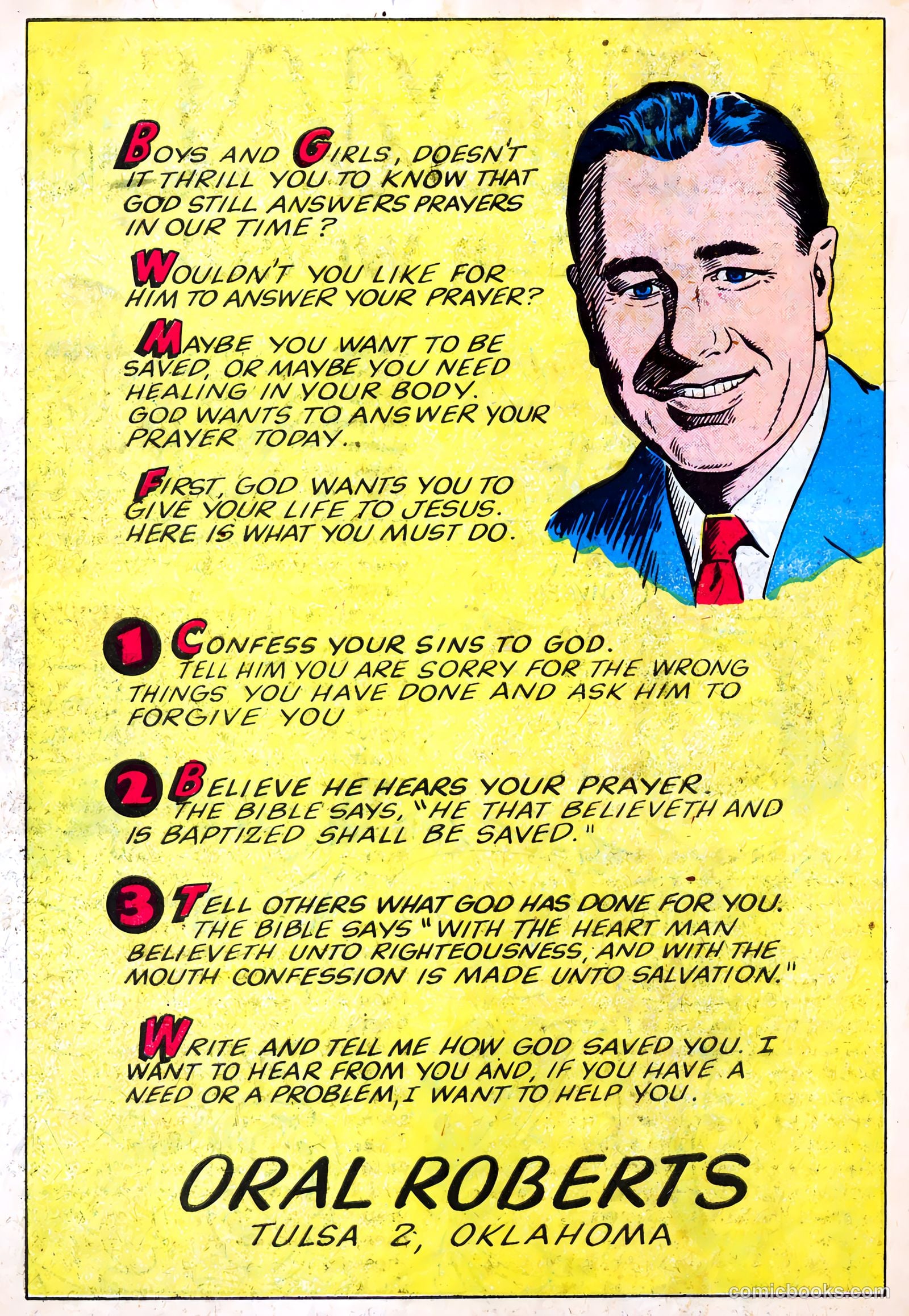 Oral Roberts' True Stories 107 - A New World #1 — page 34 of 36