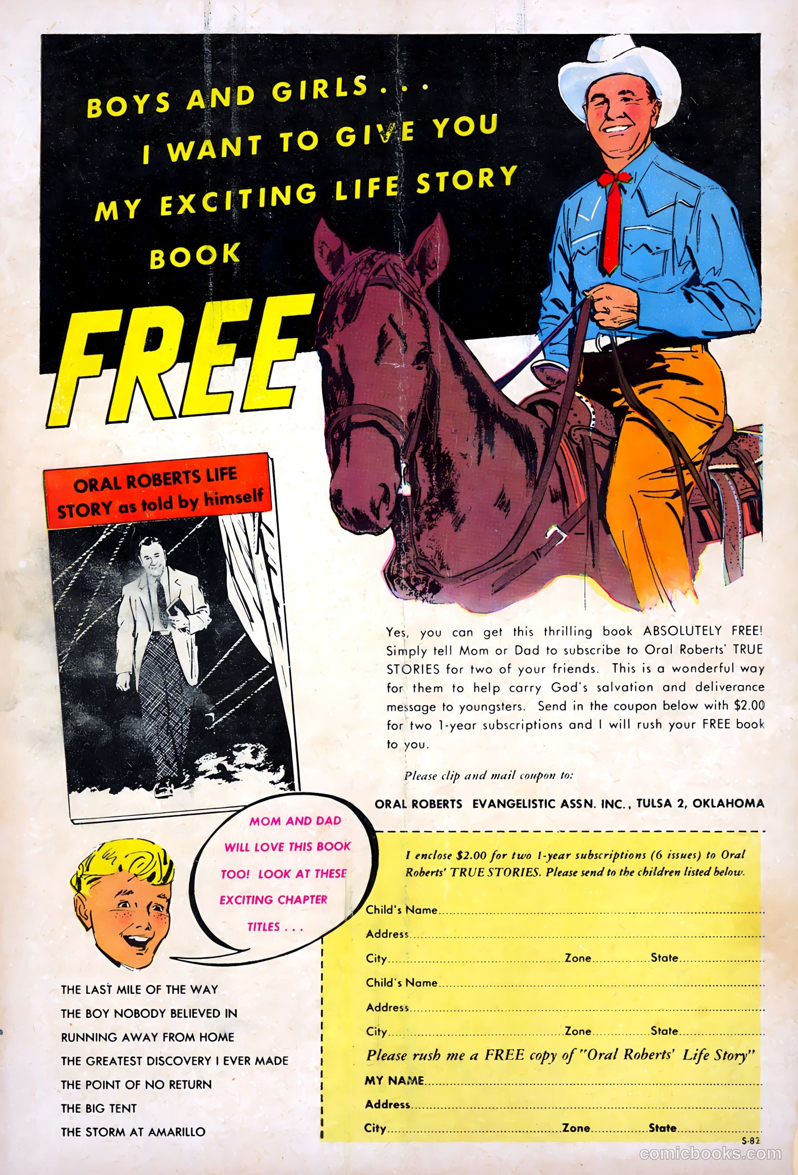 Oral Roberts' True Stories 107 - A New World #1 — page 36 of 36