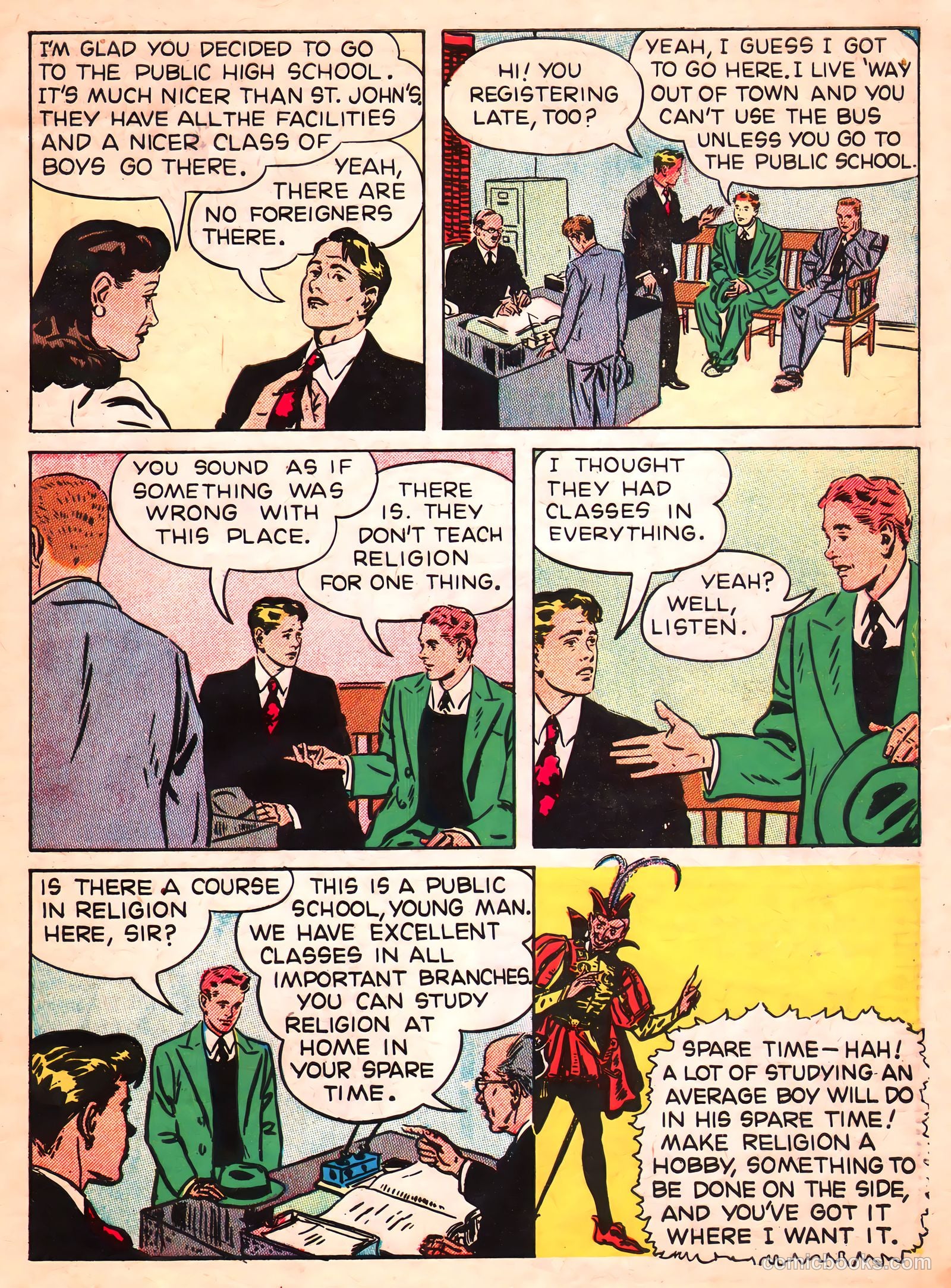 If the Devil Would Talk #1 (1950) — page 9 of 32