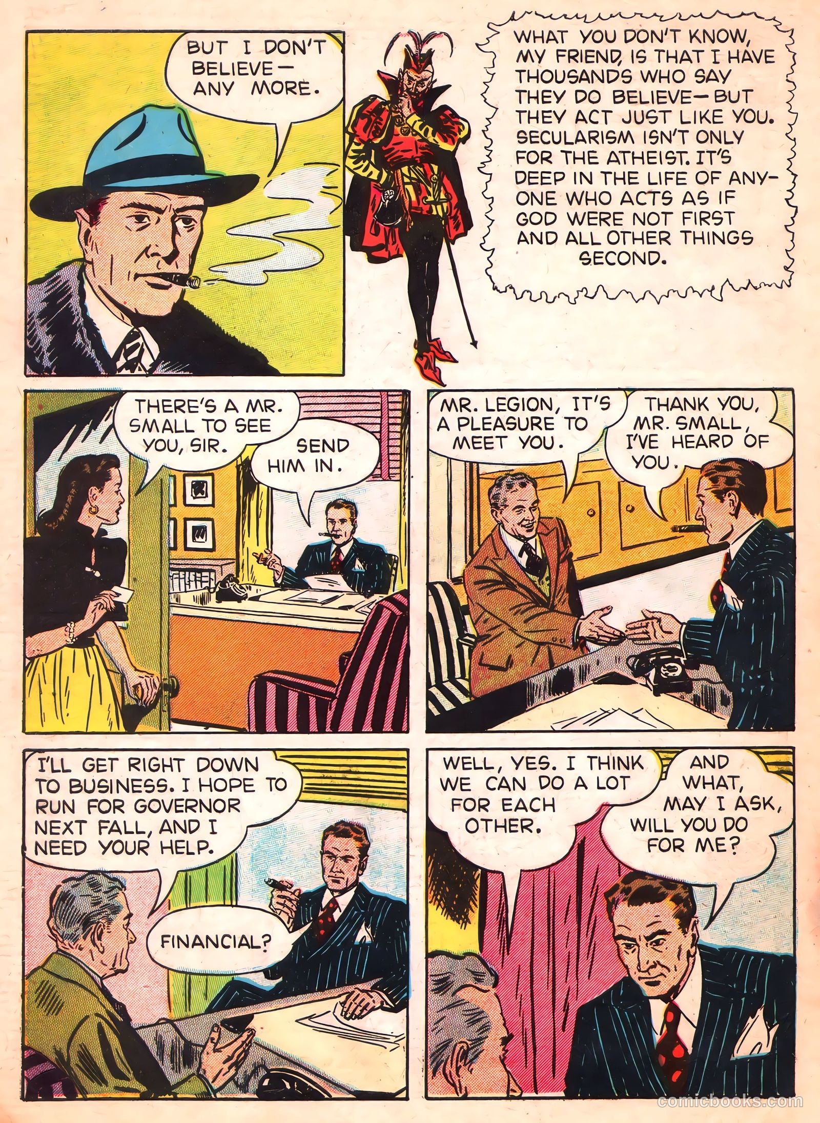 If the Devil Would Talk #1 (1950) — page 16 of 32